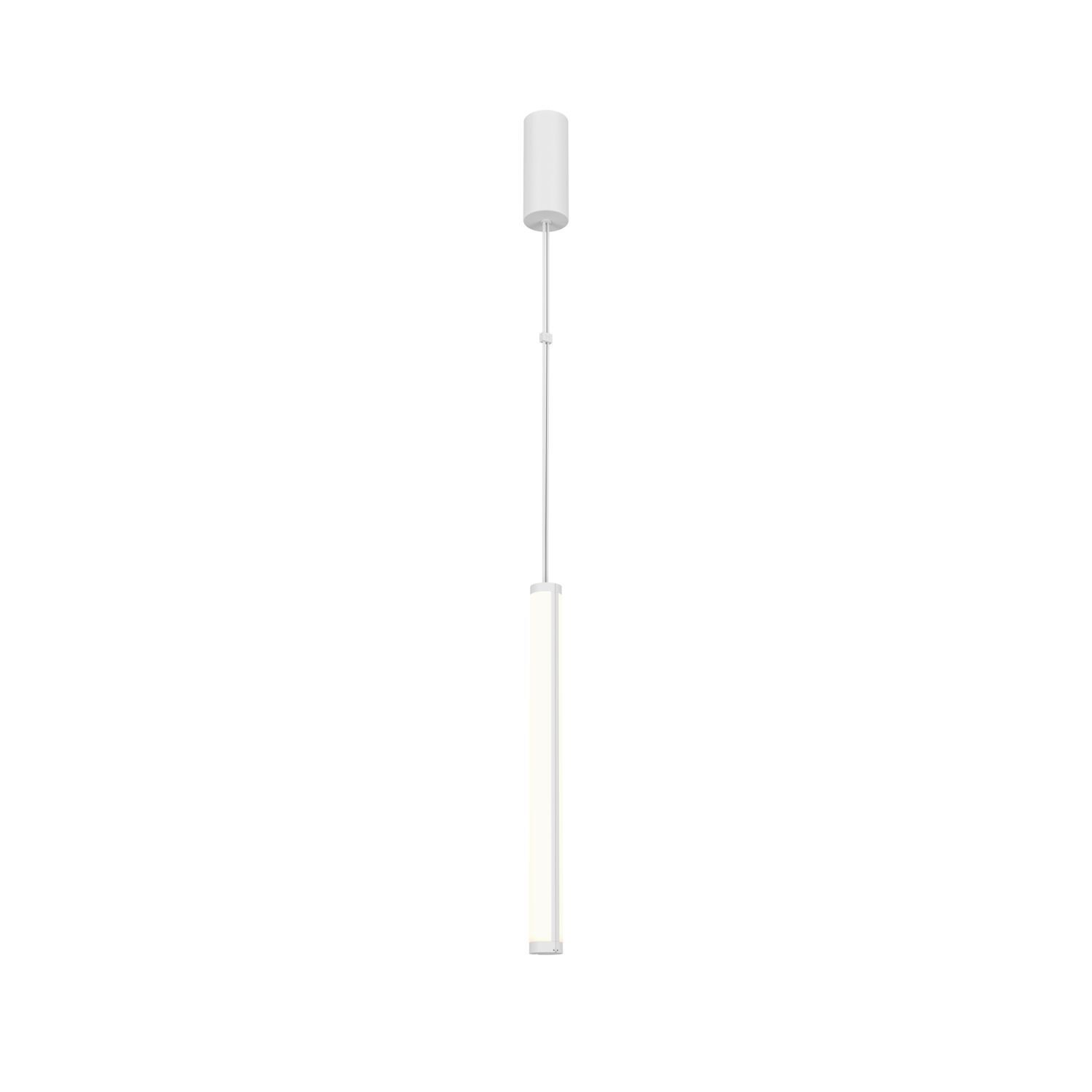 LED Hängelampe Aluminium Glas B: 4 cm Weiß rund 1150 lm