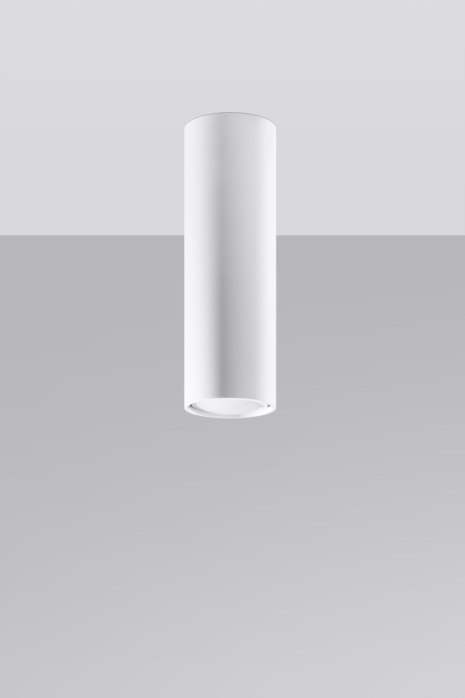 Deckenlampe schmal Ø 6 cm Modern Metall Weiß GU10