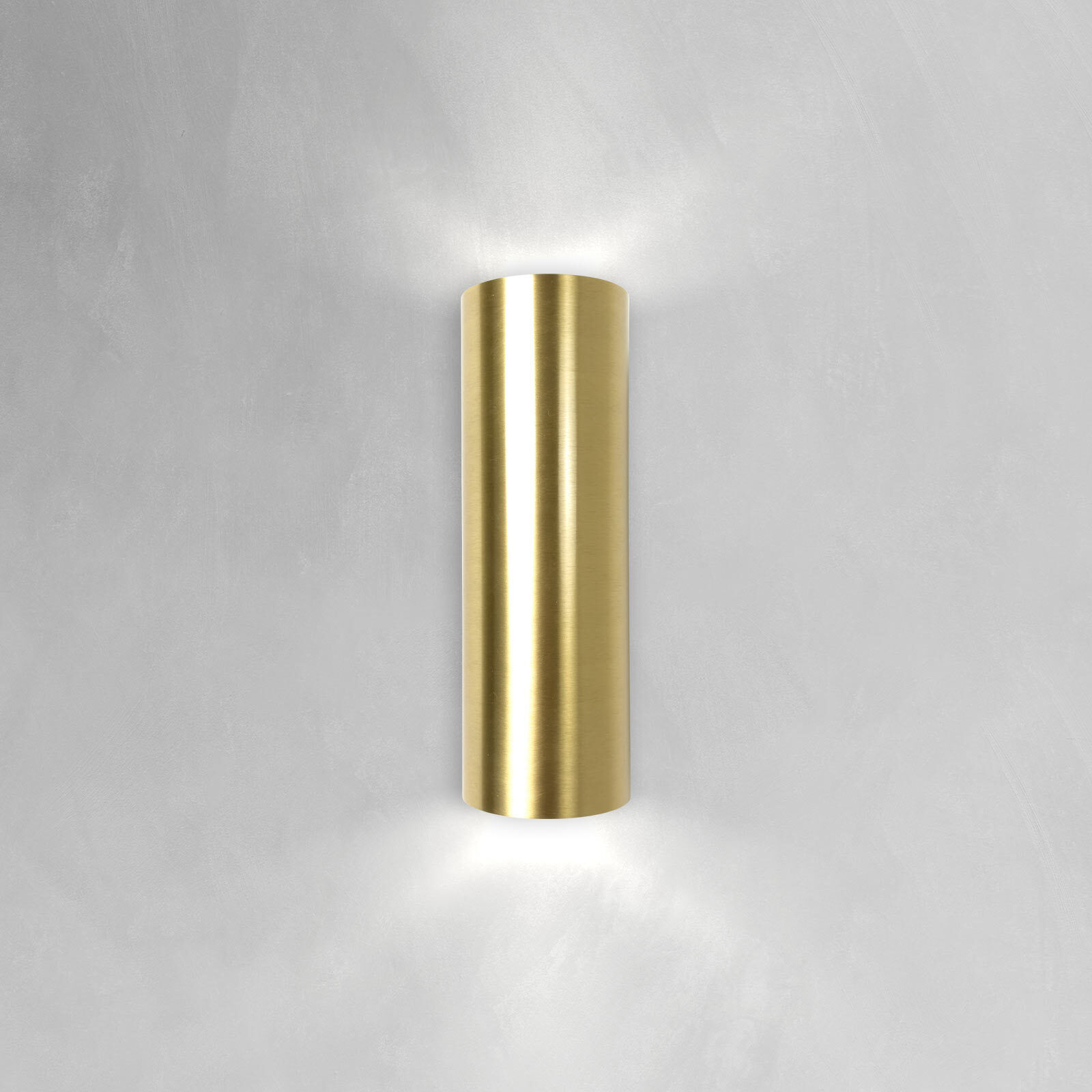 Wandlampe Messing H: 27 cm Up Down 2-flammig in Bronze