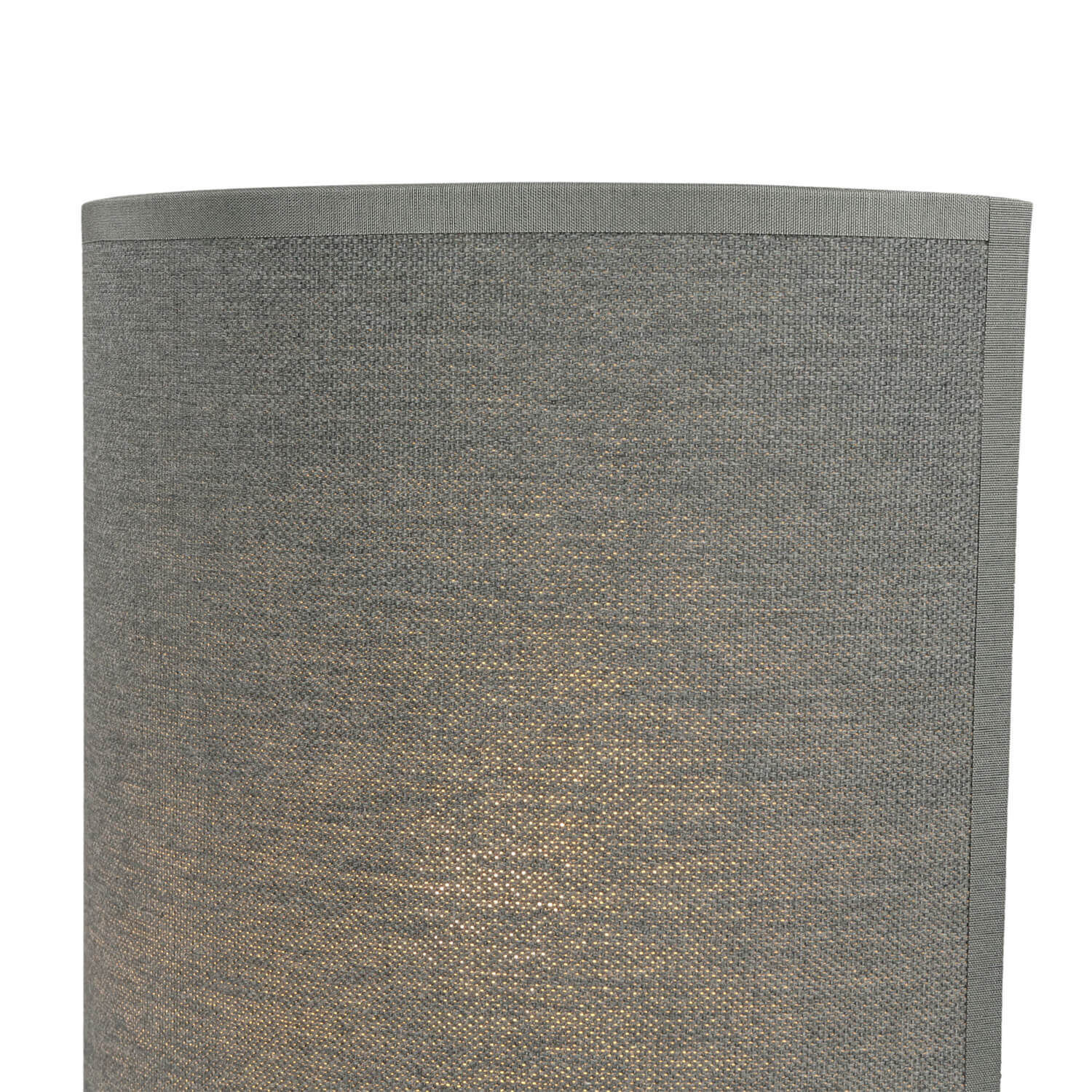 Wandleuchte Up Down Grau E27 indirekt Stoffschirm Dekoration für Zuhause, Lampe, Teppich