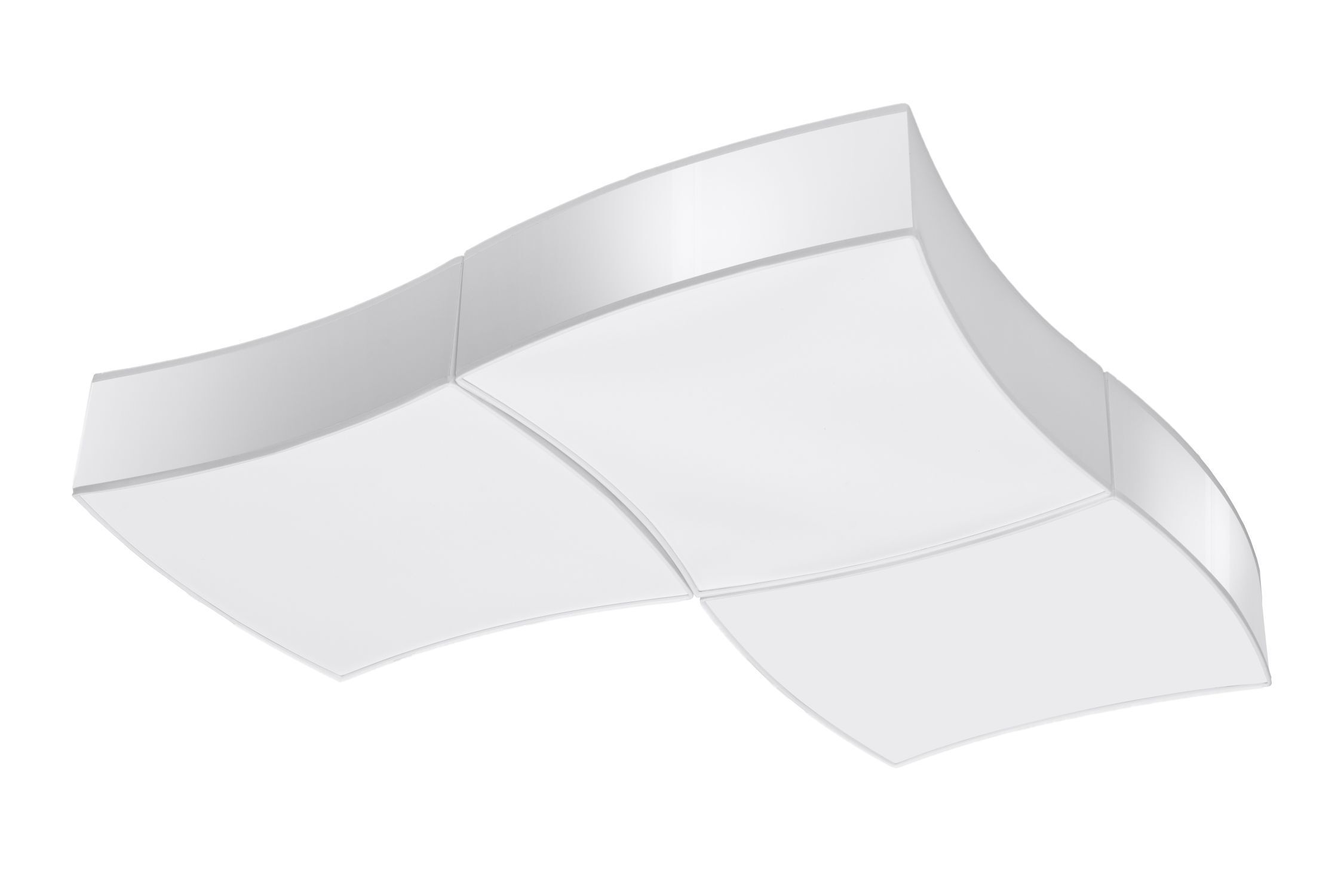 Deckenleuchte Modern 106 cm lang flach blendarm 6x E27