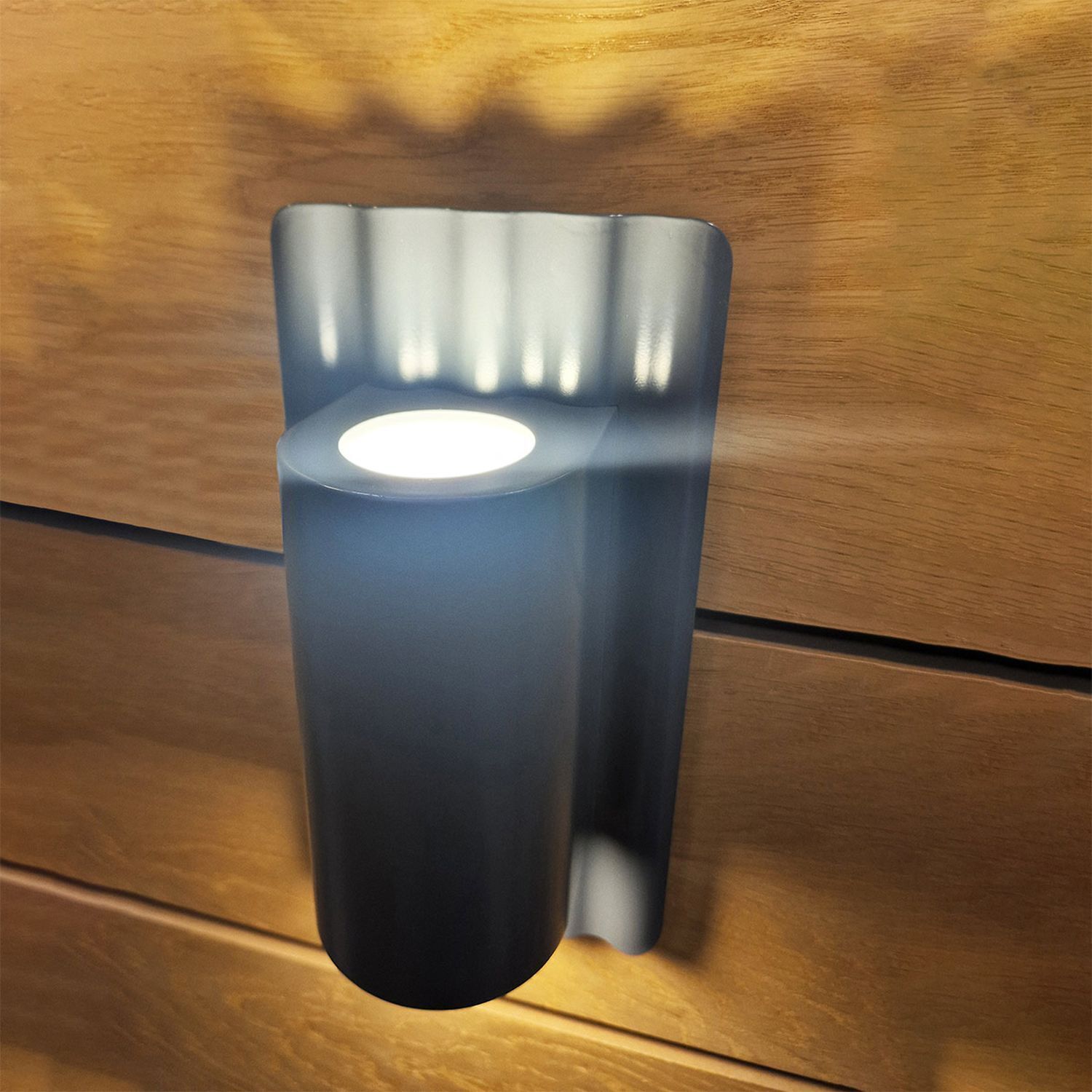 wandlampe, außenleuchte, LED, rund, wandmontiert