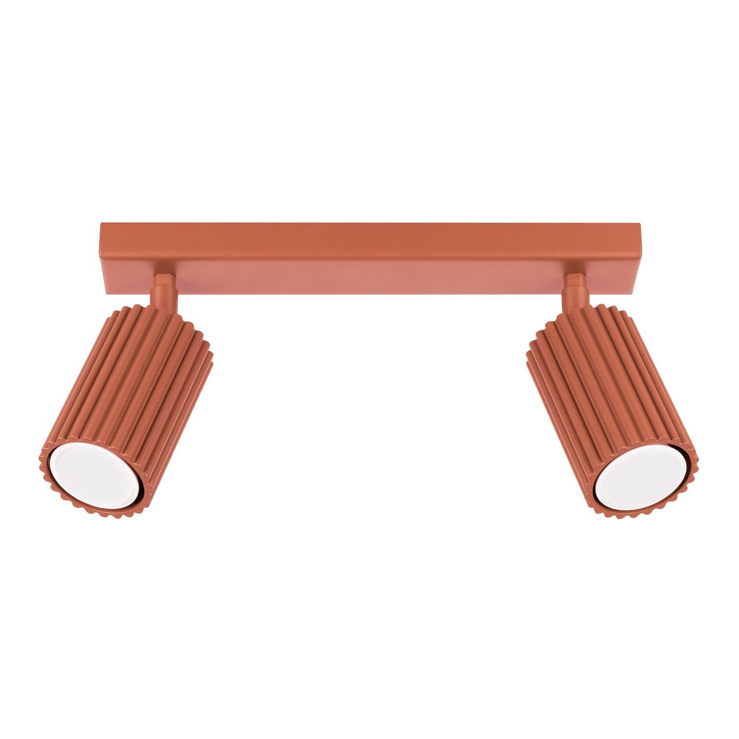 Deckenspot Rot verstellbar GU10 2 flammig L:30 cm