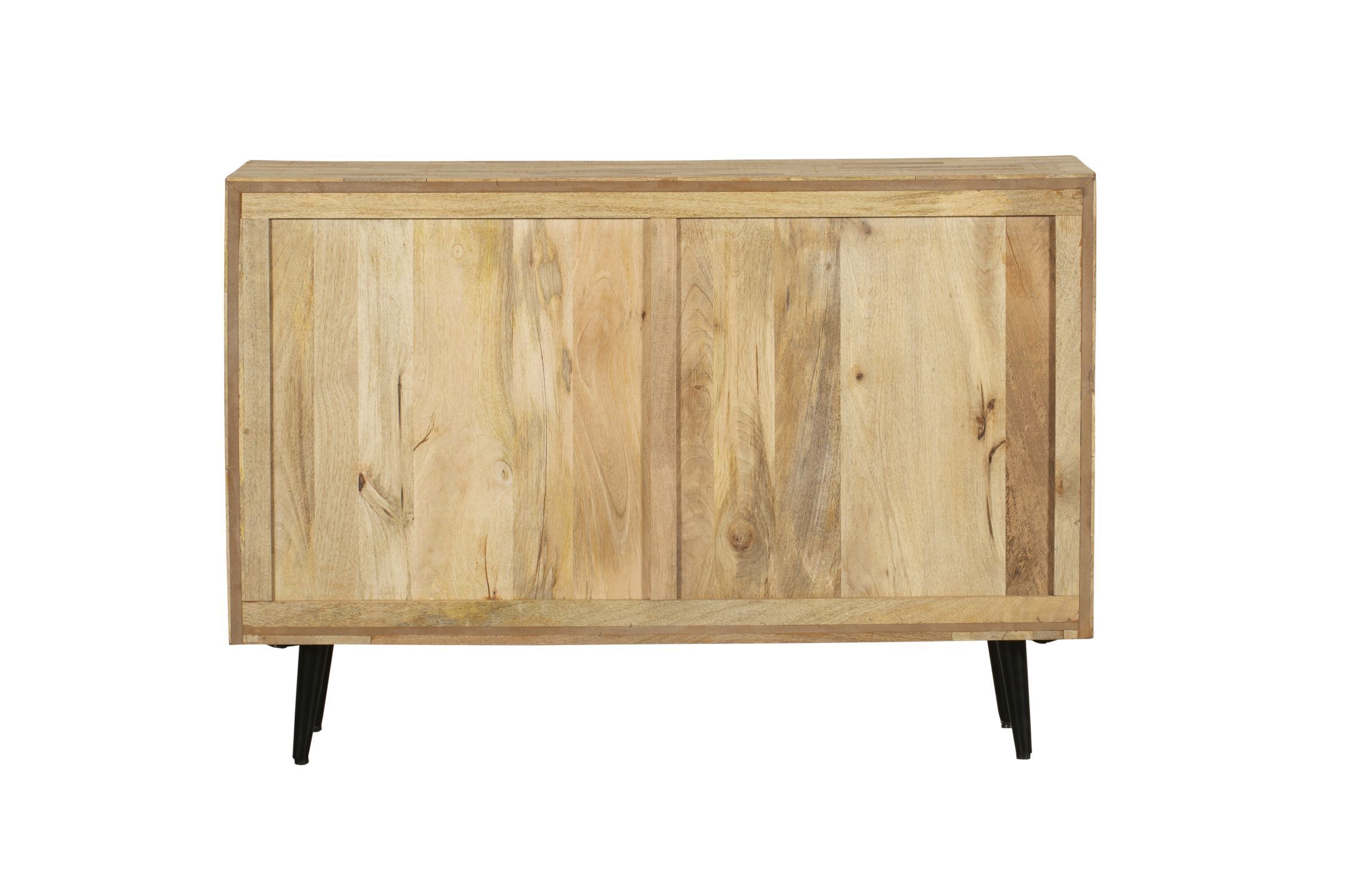 Sideboard Holz Stahl B: 117 cm mit Schubladen Türen Moebel, Anrichte, Kabinett, Schrank