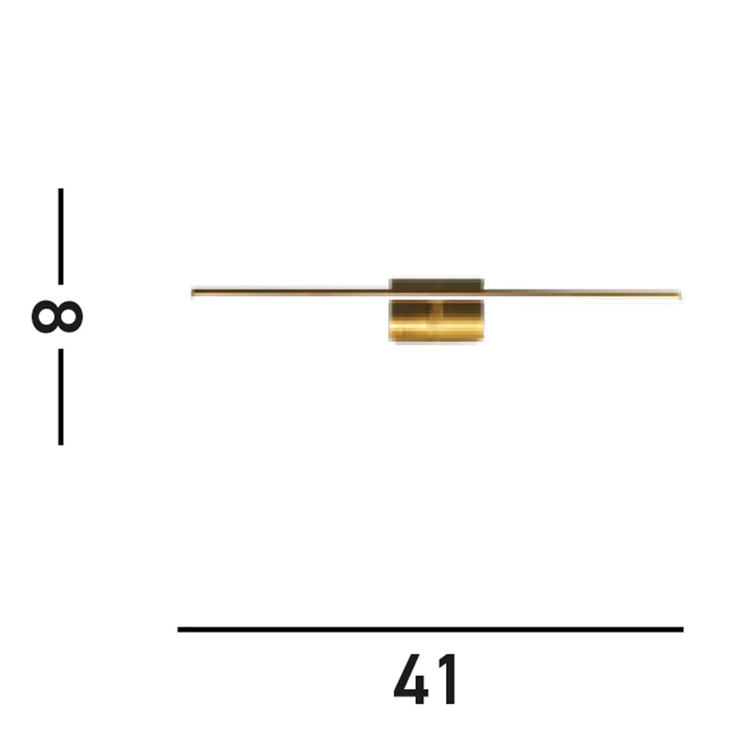 Wandhalter, Gold, Modern, Stange, Leiste