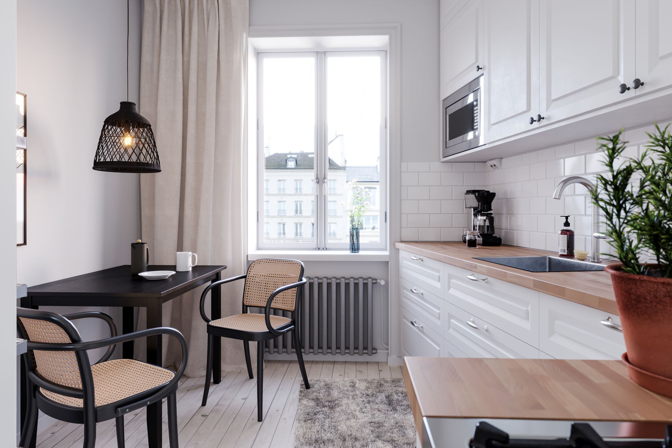 Drinnen, Innenarchitektur, Küche, Esstisch, Tisch