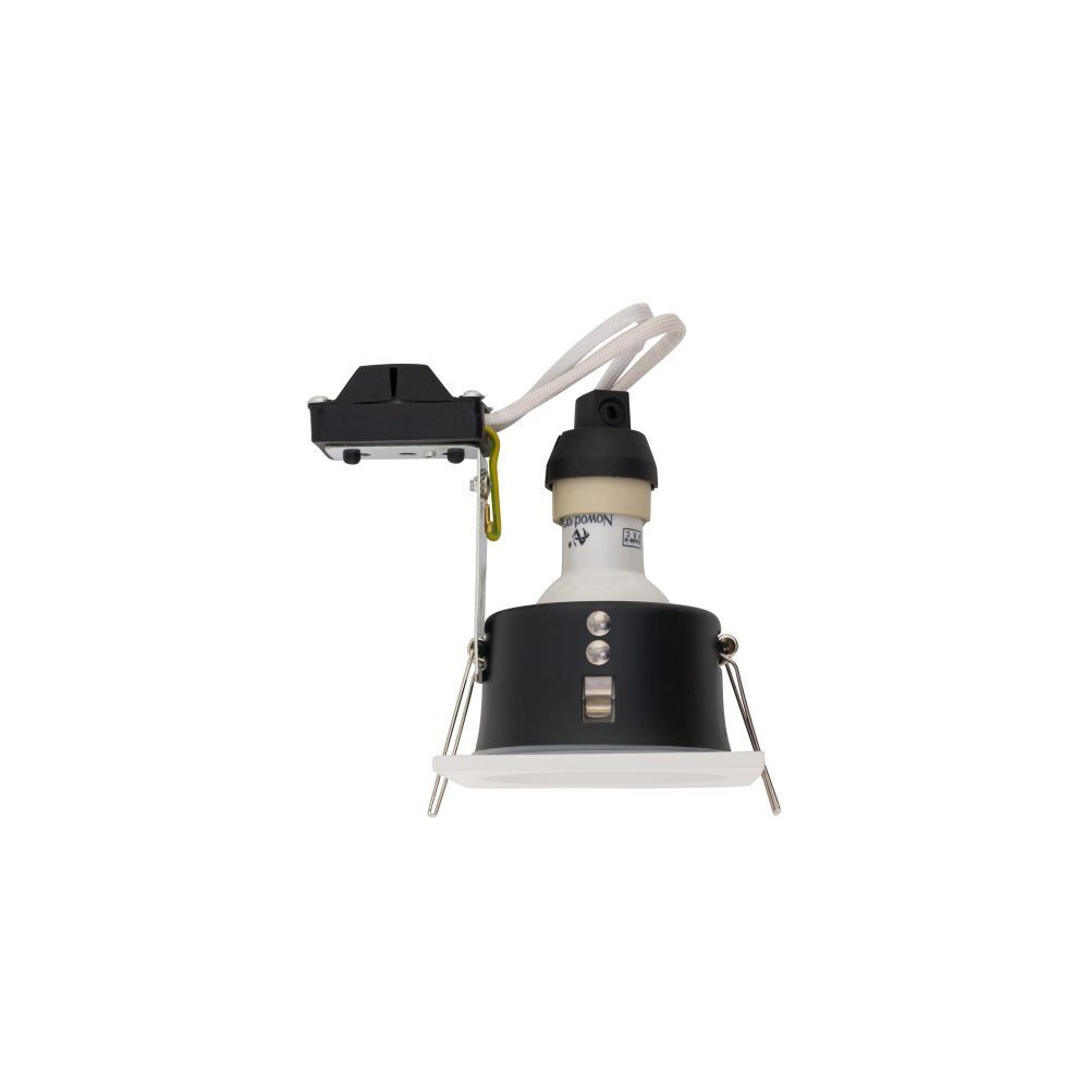 Weißer Einbauspot Aluminium B:8,5cm GU10 Zeitlos