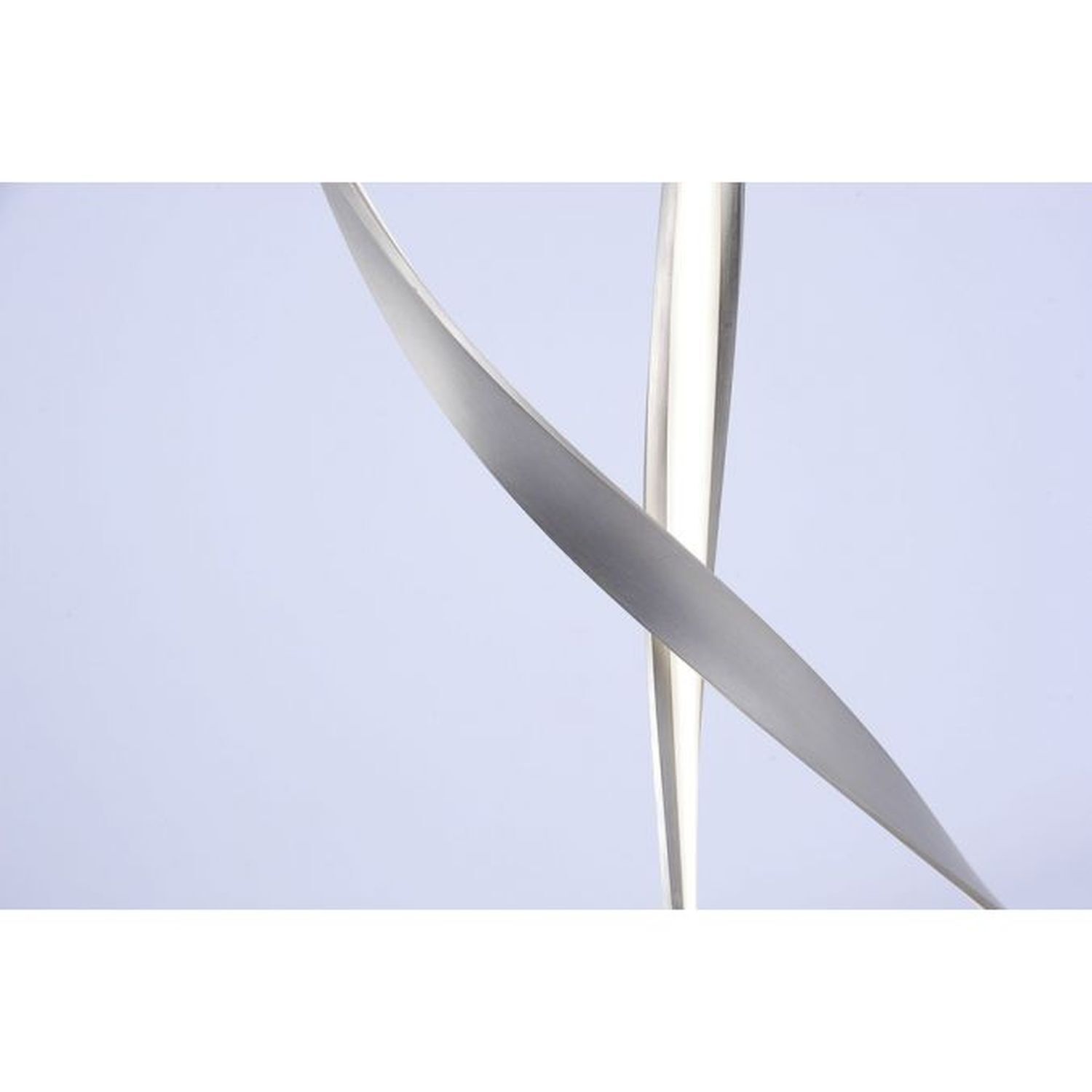 Dimmbare LED Stehlampe in Silber 140 cm 3215 lm 26 W Schwert, Waffe, Klinge, Messer, Dolch