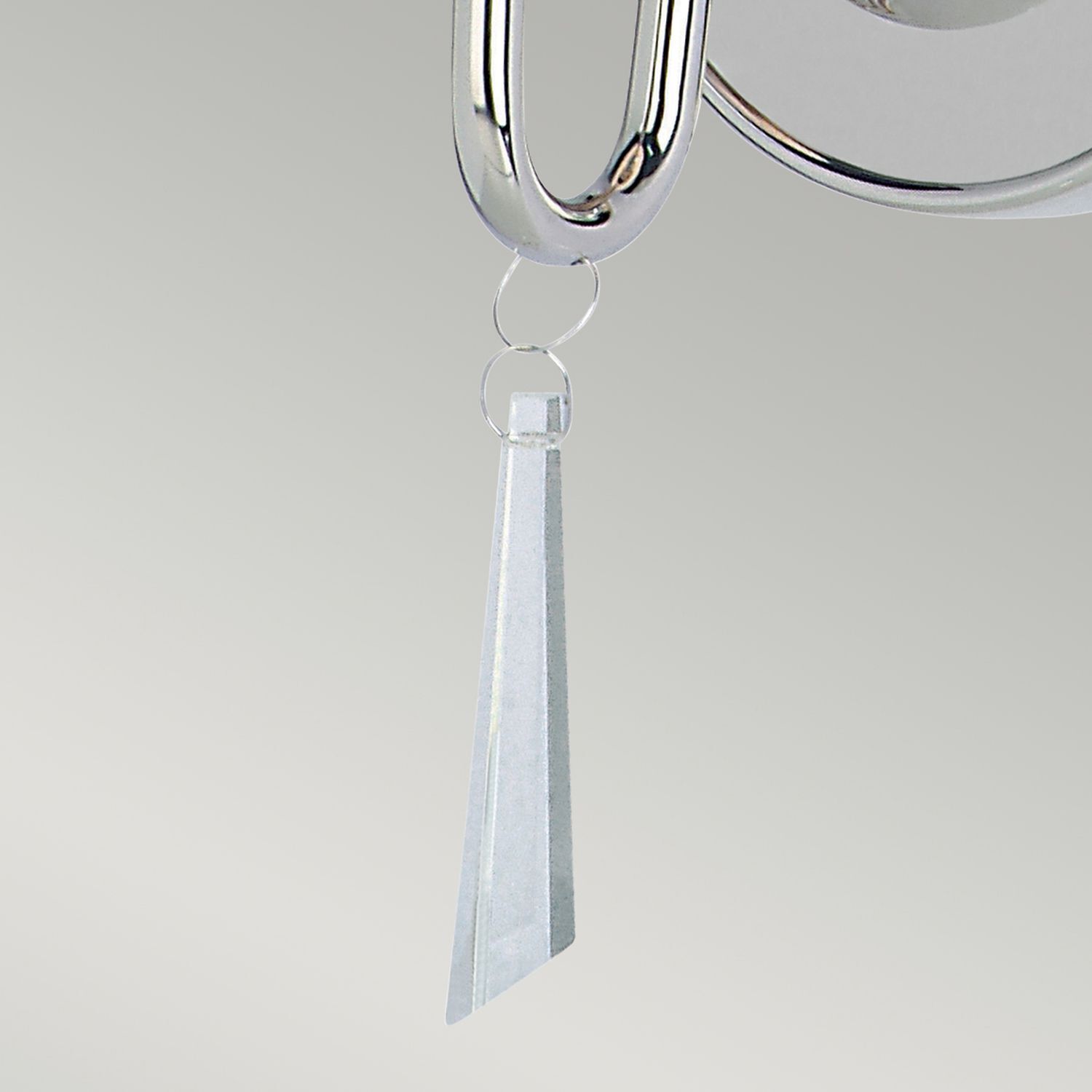 Wandlampe Metall in Nickel poliert CANDELA 6 Zubehor, Ohrring, Schmuck, Silber