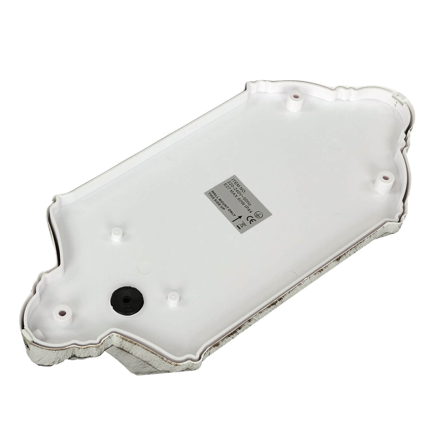 Wandlampe außen Weiß-Gold Maritim Haus Garten Sprudelbad, Wanne