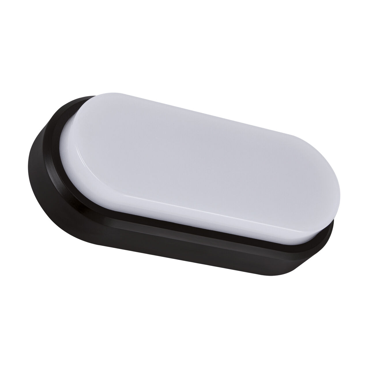 LED Deckenleuchte oval IP65 Schwarz Weiß 4200 K außen LED Deckenleuchte oval IP65 Schwarz Weiß 4200 K außen