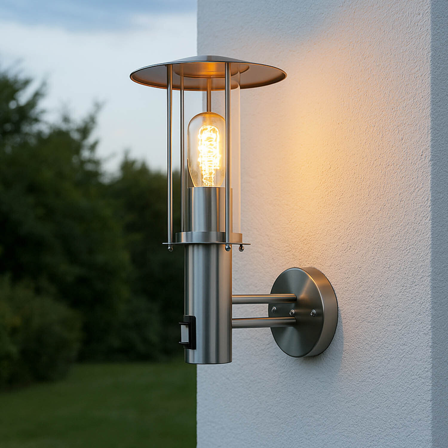 Außenleuchte mit Bewegungsmelder IP44 maritimes Design Beleuchtung, Leuchte, Drinnen, Zimmer, Duscharmatur