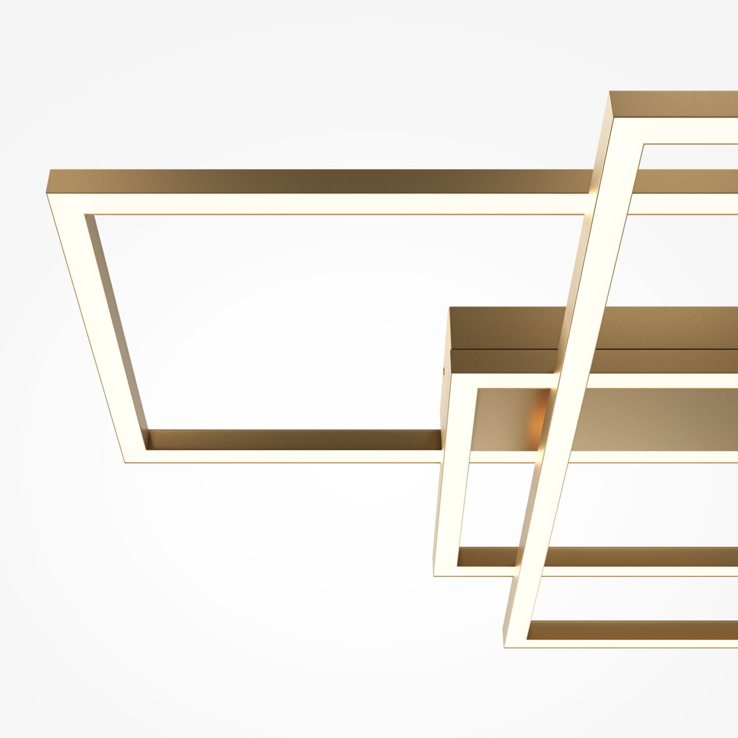 LED Deckenleuchte Metall in Gold 4300 lm Modern TANJA