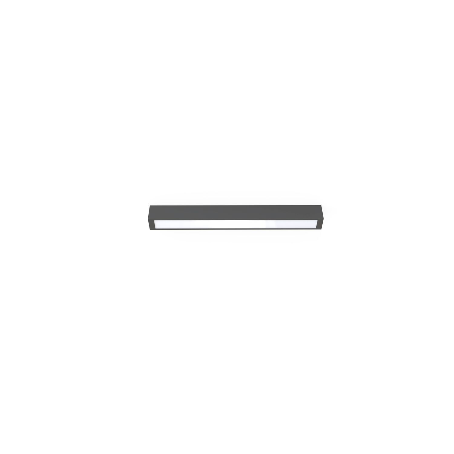 Deckenlampe Grau 62 cm lang T8 LED mit 3000 K warmweiß