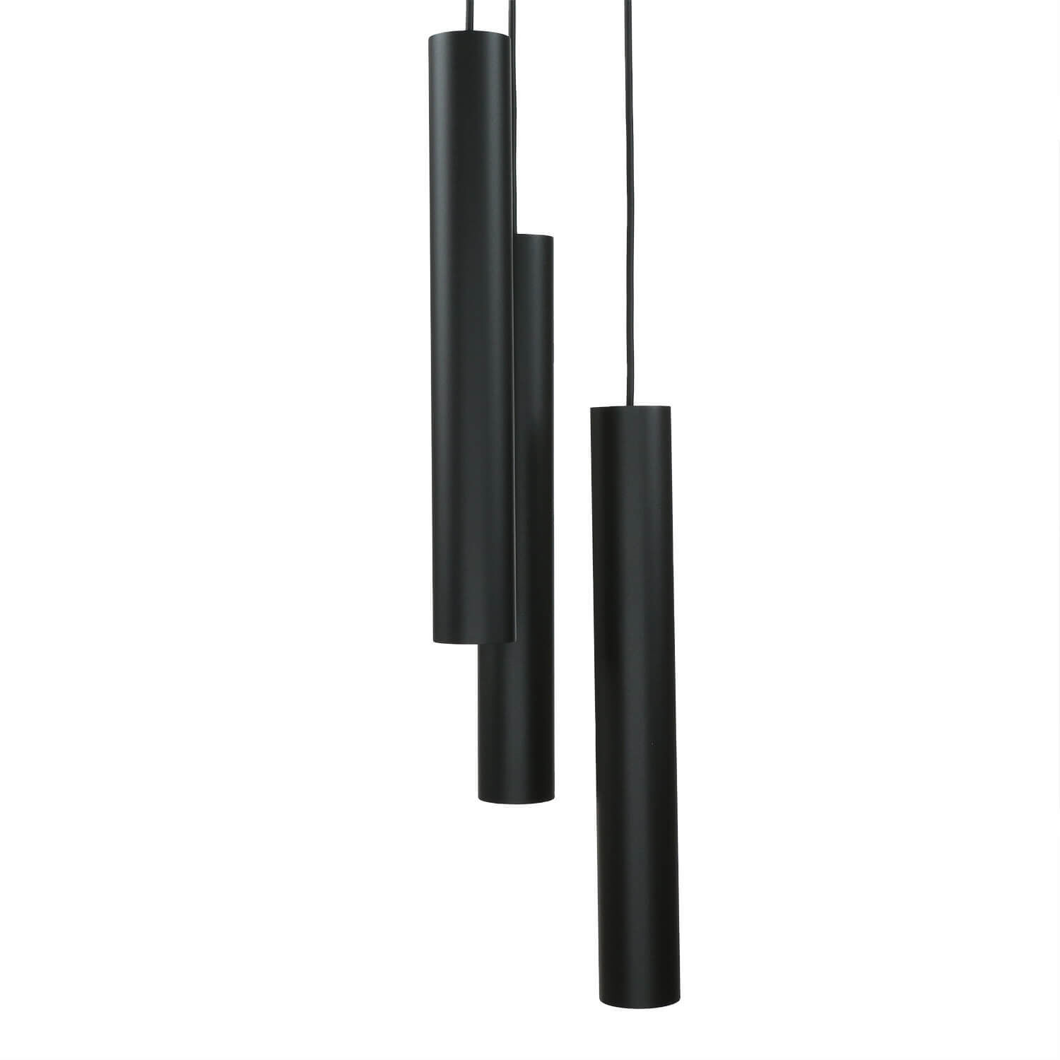 Pendelleuchte EYE Schwarz 3-flmg Wohnzimmer Lampe Glockenspiel, Musikinstrument