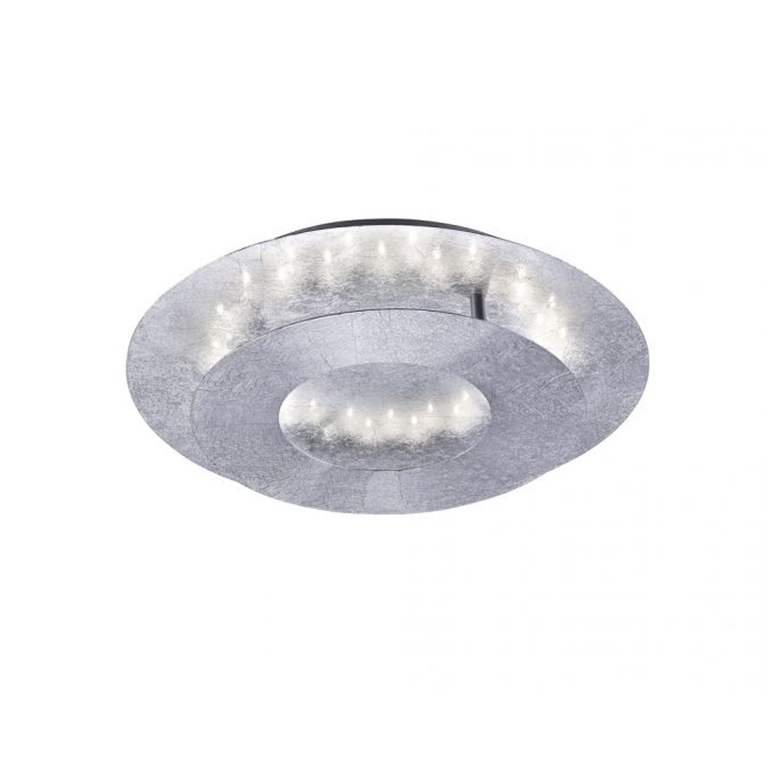 LED Deckenleuchte schwenkbar Ø34 cm 6 W in Blattsilber Deckenleuchte