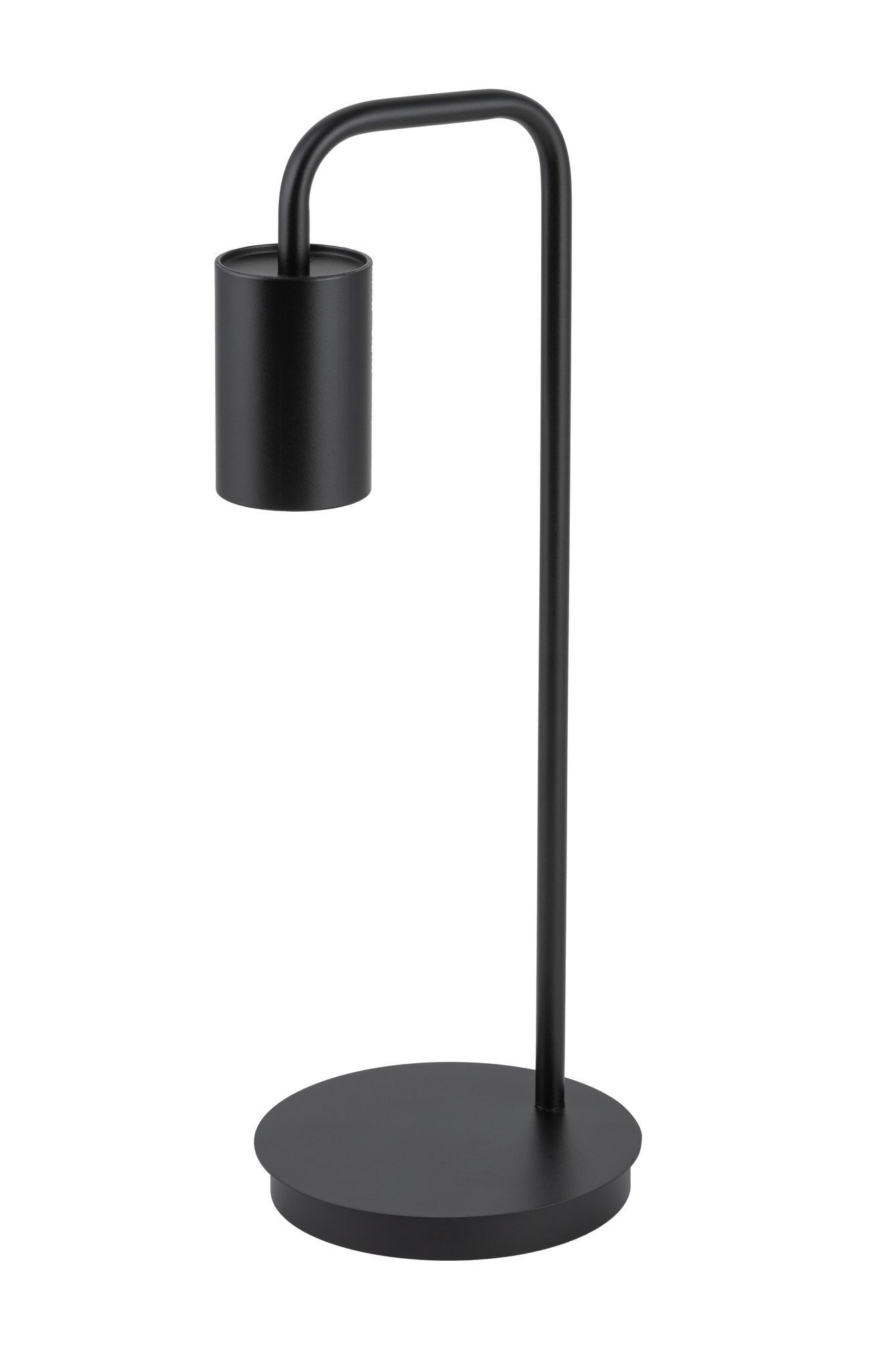 Tischlampe Schwarz Metall akzentuiert GU10 46 cm Lesen