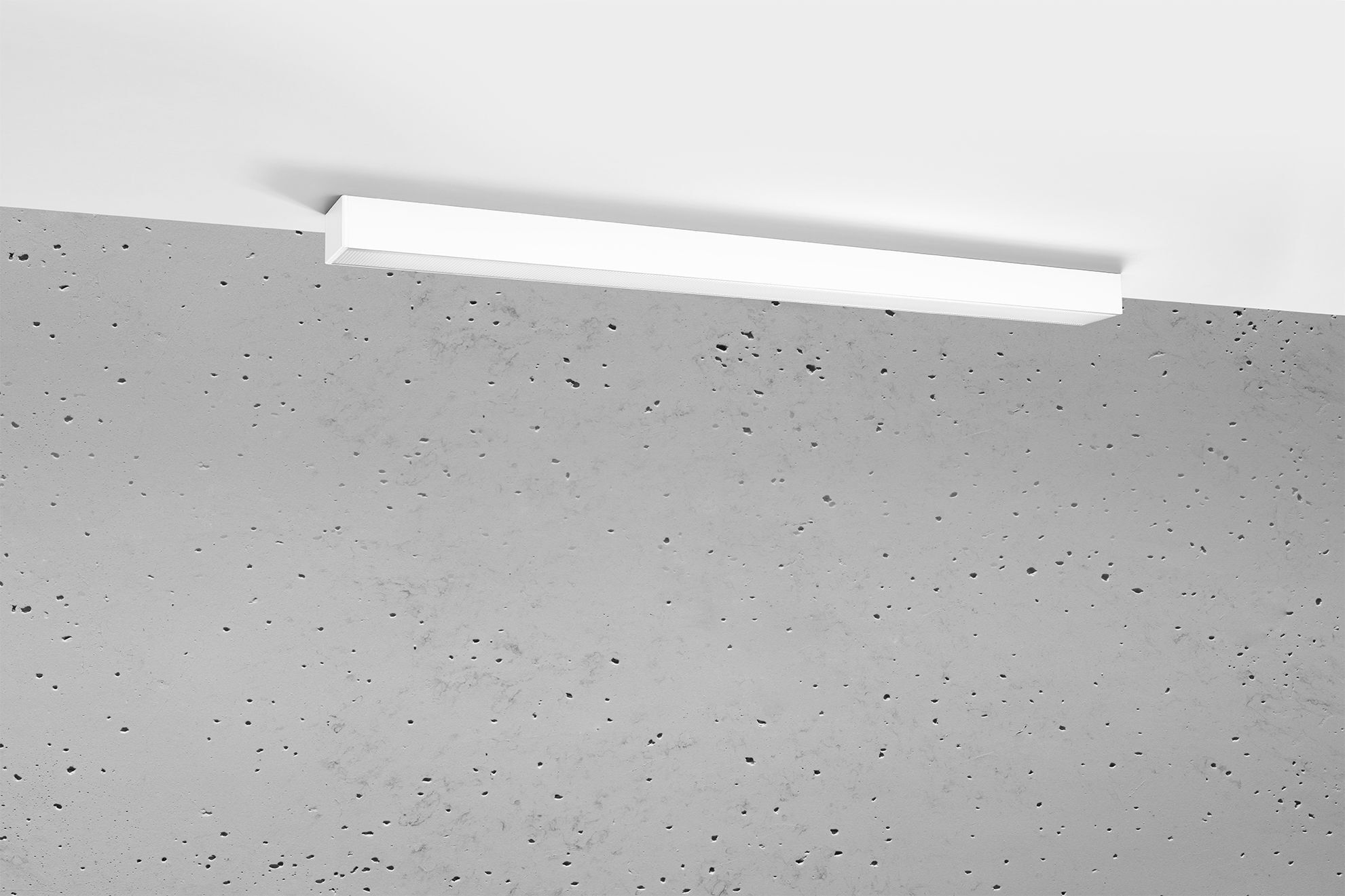 LED Deckenleuchte Metall 90 cm blendarm 3000 K Weiß