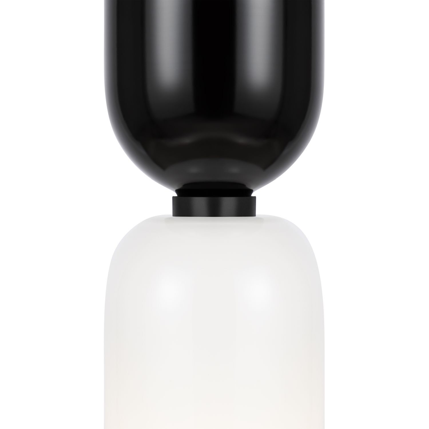 Hängelampe Metall Glas E14 rund Ø 8 cm H: max. 232 cm