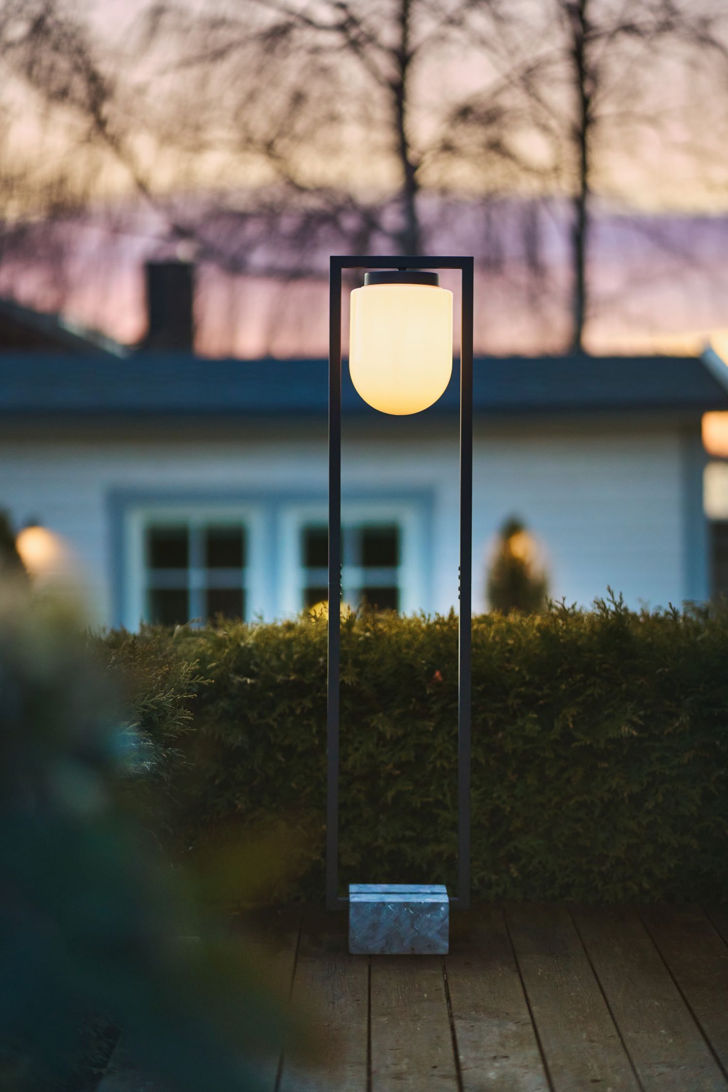 Außenlampe, Laterne, Lampenschirm, Gartenbeleuchtung, Standleuchte