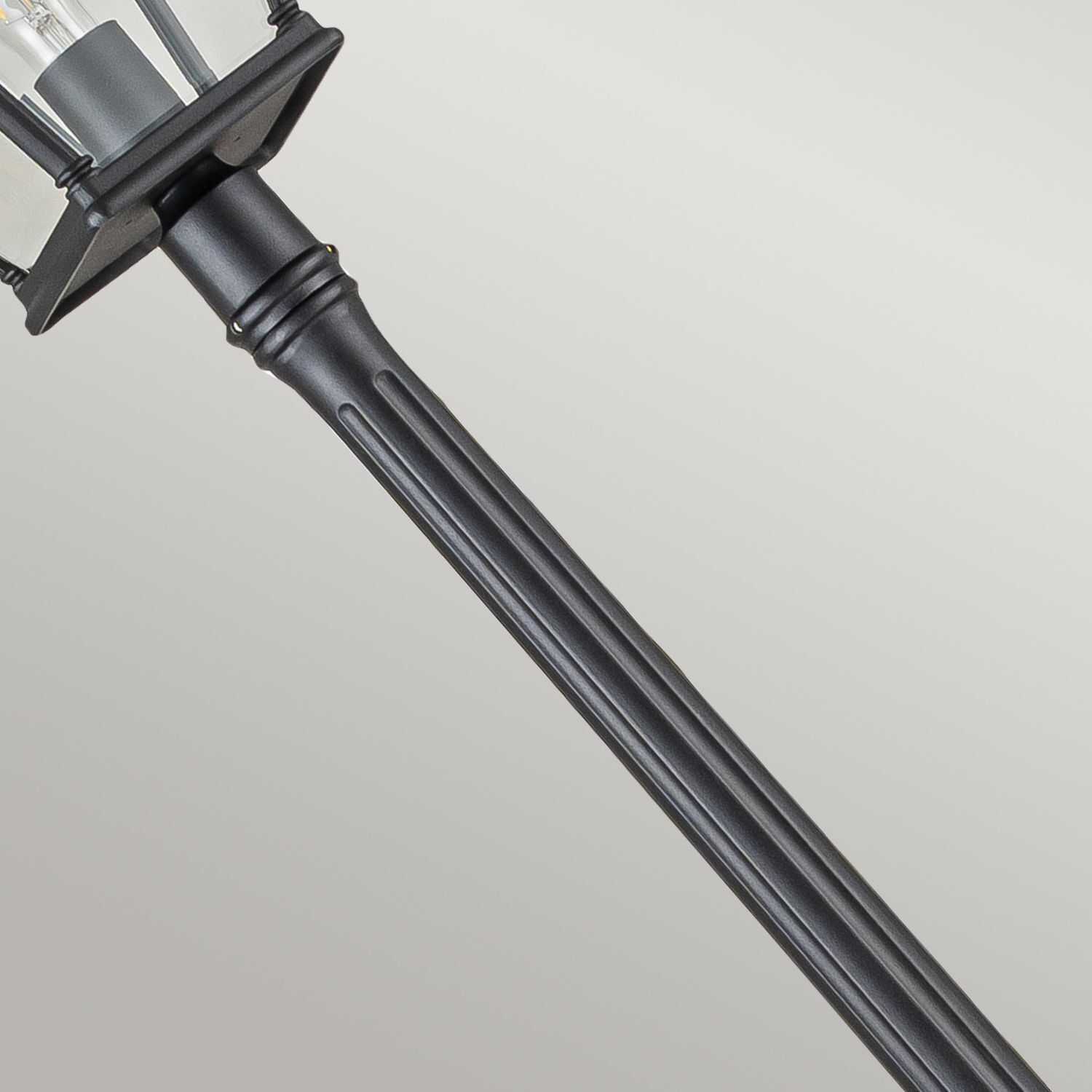 Mastleuchte 216,4 cm IP44 Vintage Schwarz E27 Garten Weg