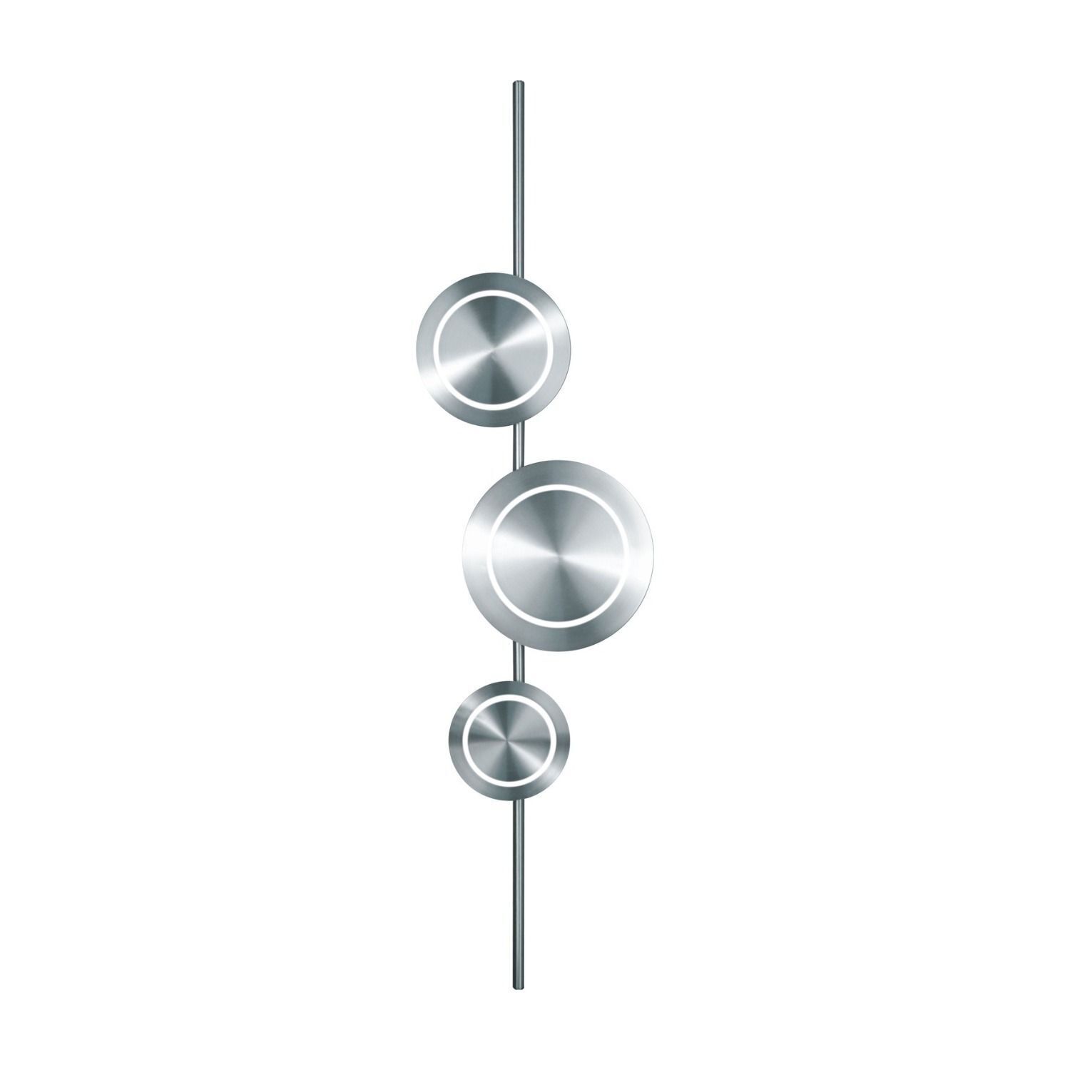 wandhalter, wandstange, metall, rund, modern
