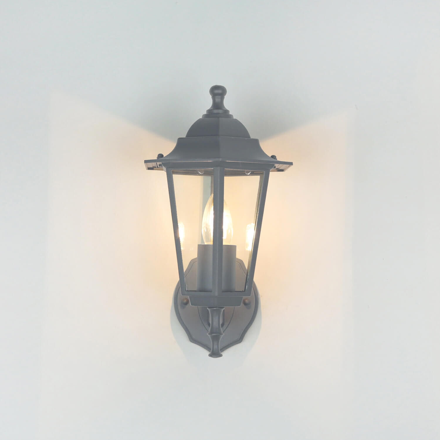 Außenwandleuchte Anthrazit Rustikal PARIS Lampe, Leuchte