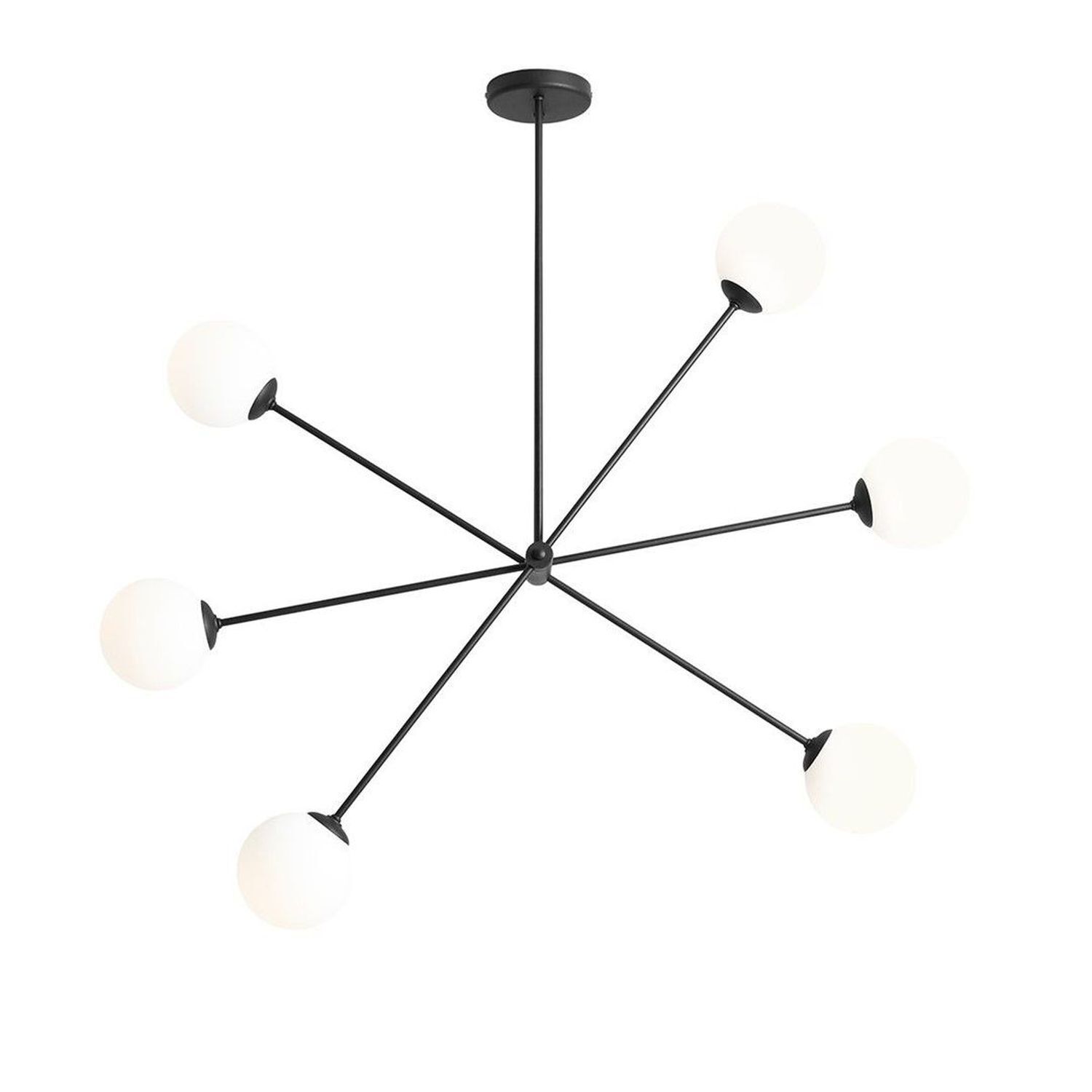 Deckenleuchte Modern Glas Metall L:108 cm E14 gemütlich