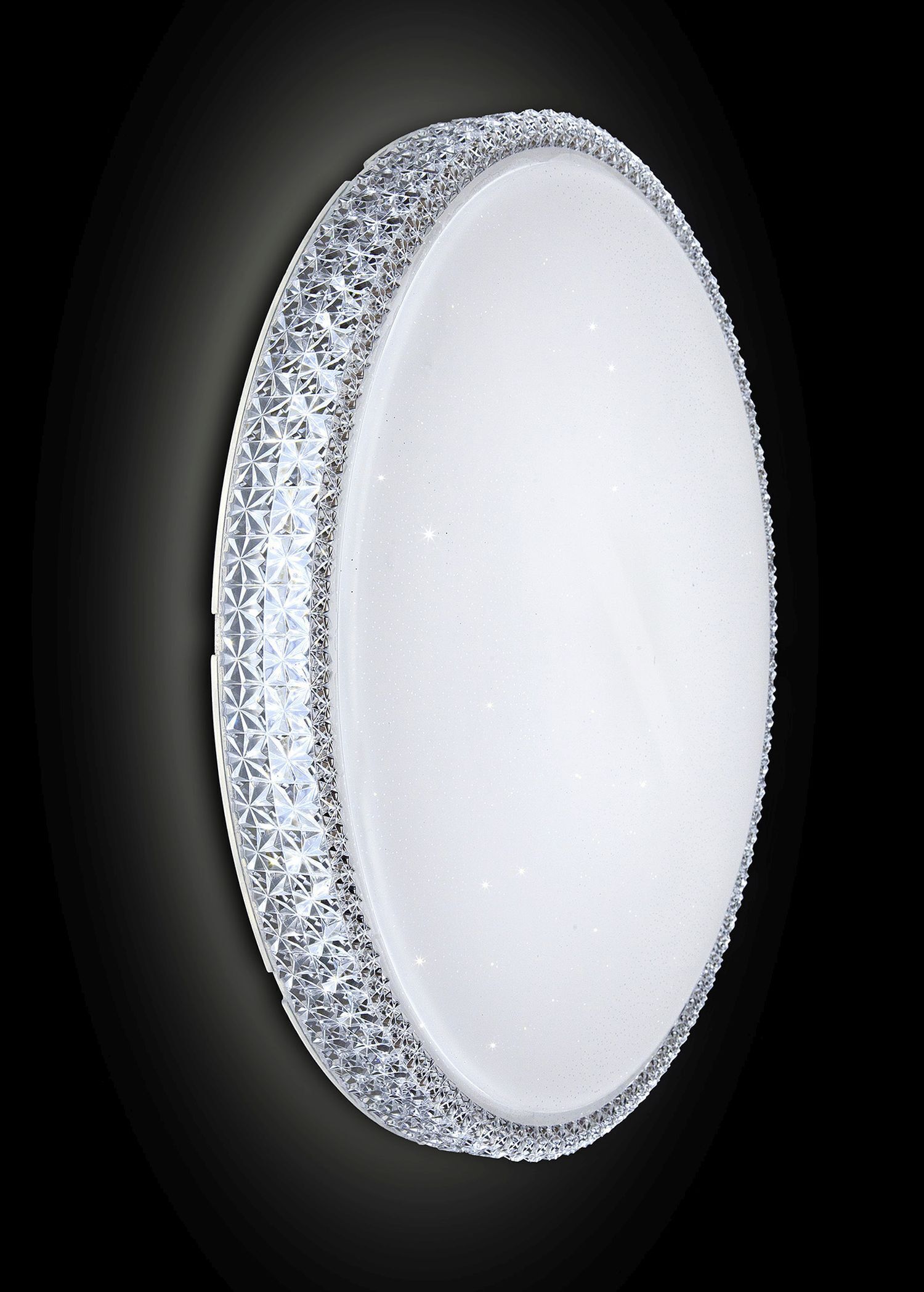 LED Deckenlampe rund Ø 40 cm Sternenhimmel 4000 K Weiß