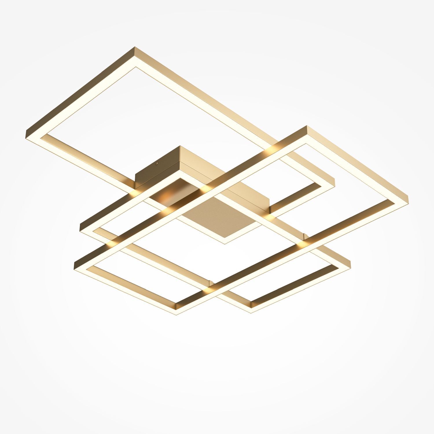 LED Deckenleuchte Metall in Gold 4300 lm Modern TANJA
