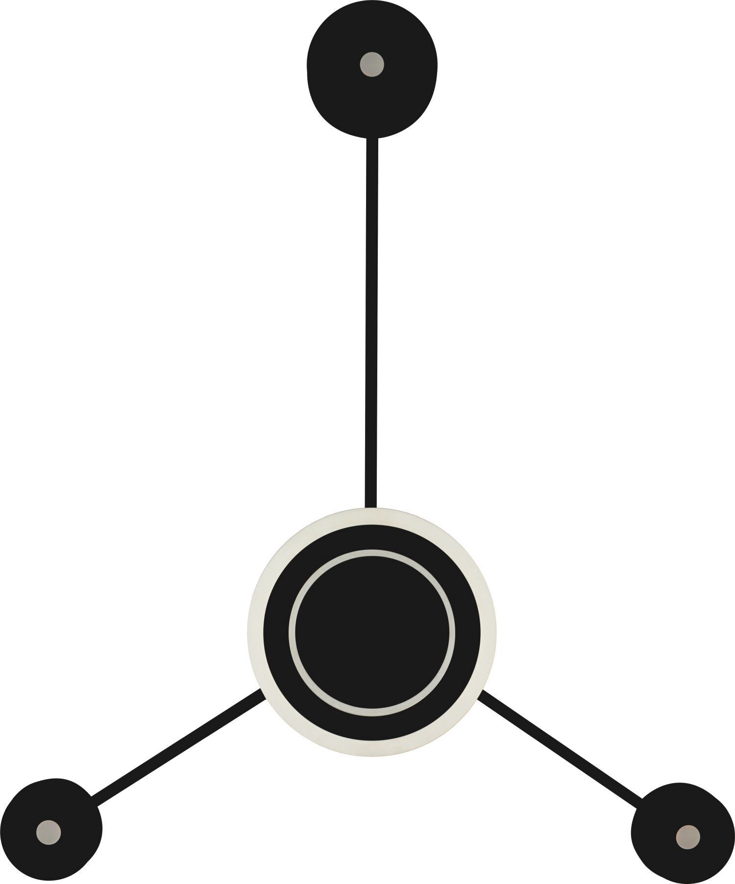 lamp, hängende lampe, rundlampe, schwarz-weiß, dekorlampe