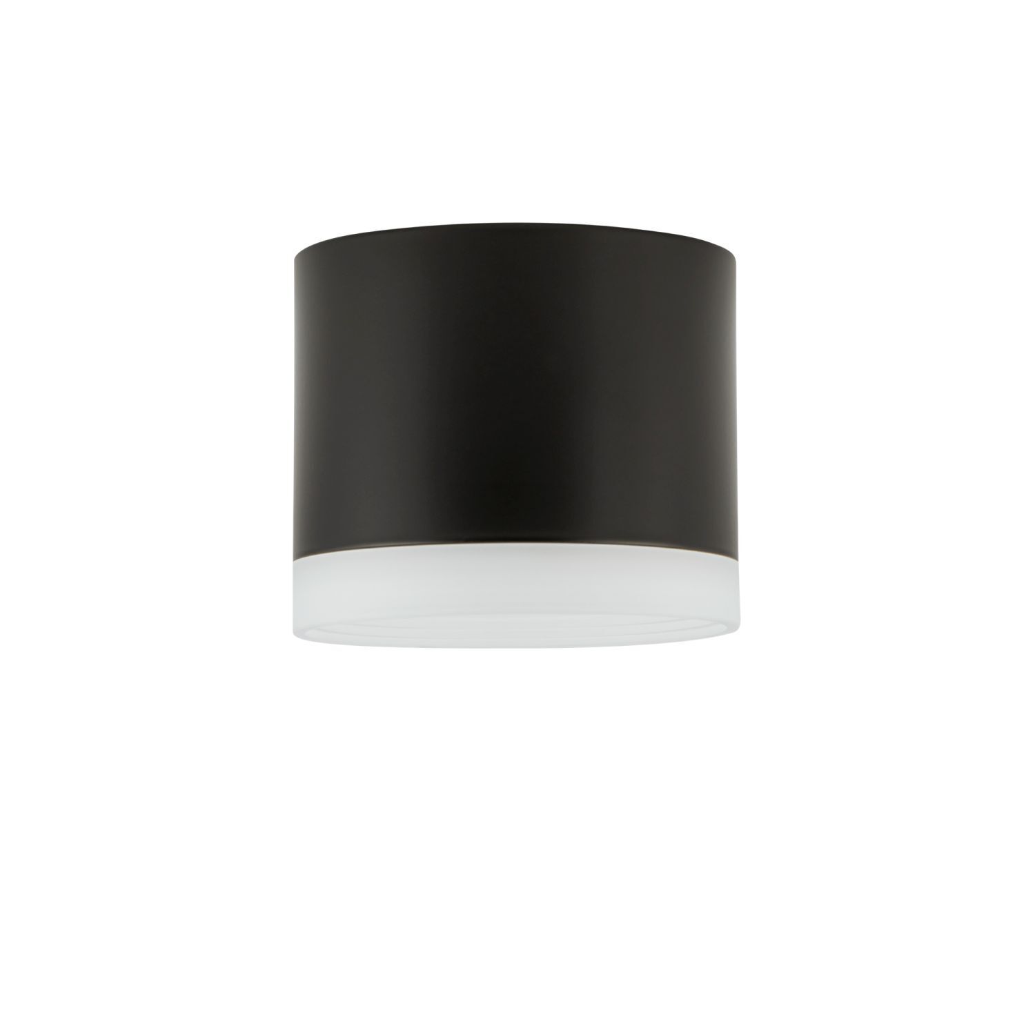 Kleiner Deckenspot Schwarz GX53 Ø 8,5 cm Aluminium Modern