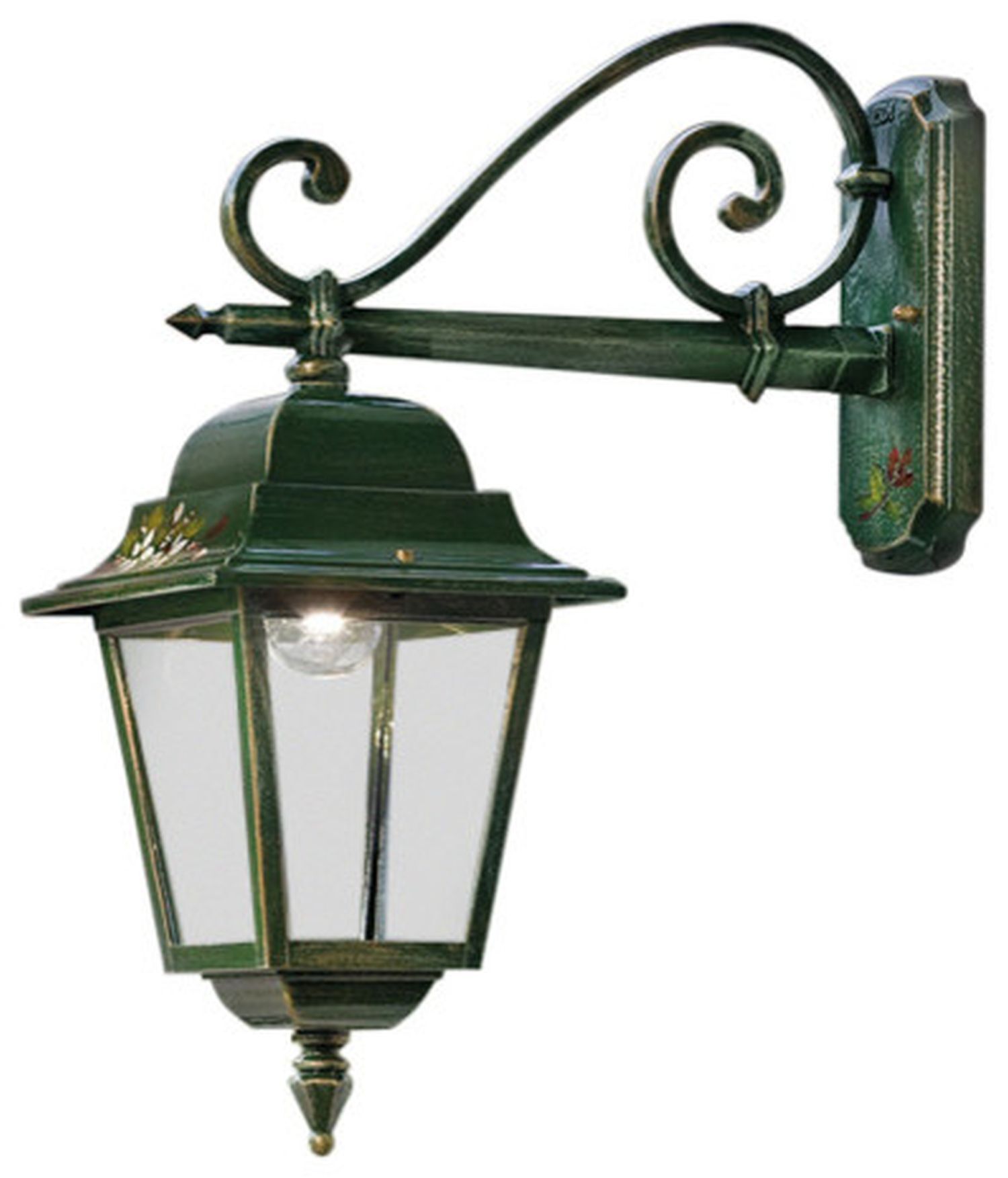Außenleuchte Wand Aluminium E27 IP43 55 cm hoch