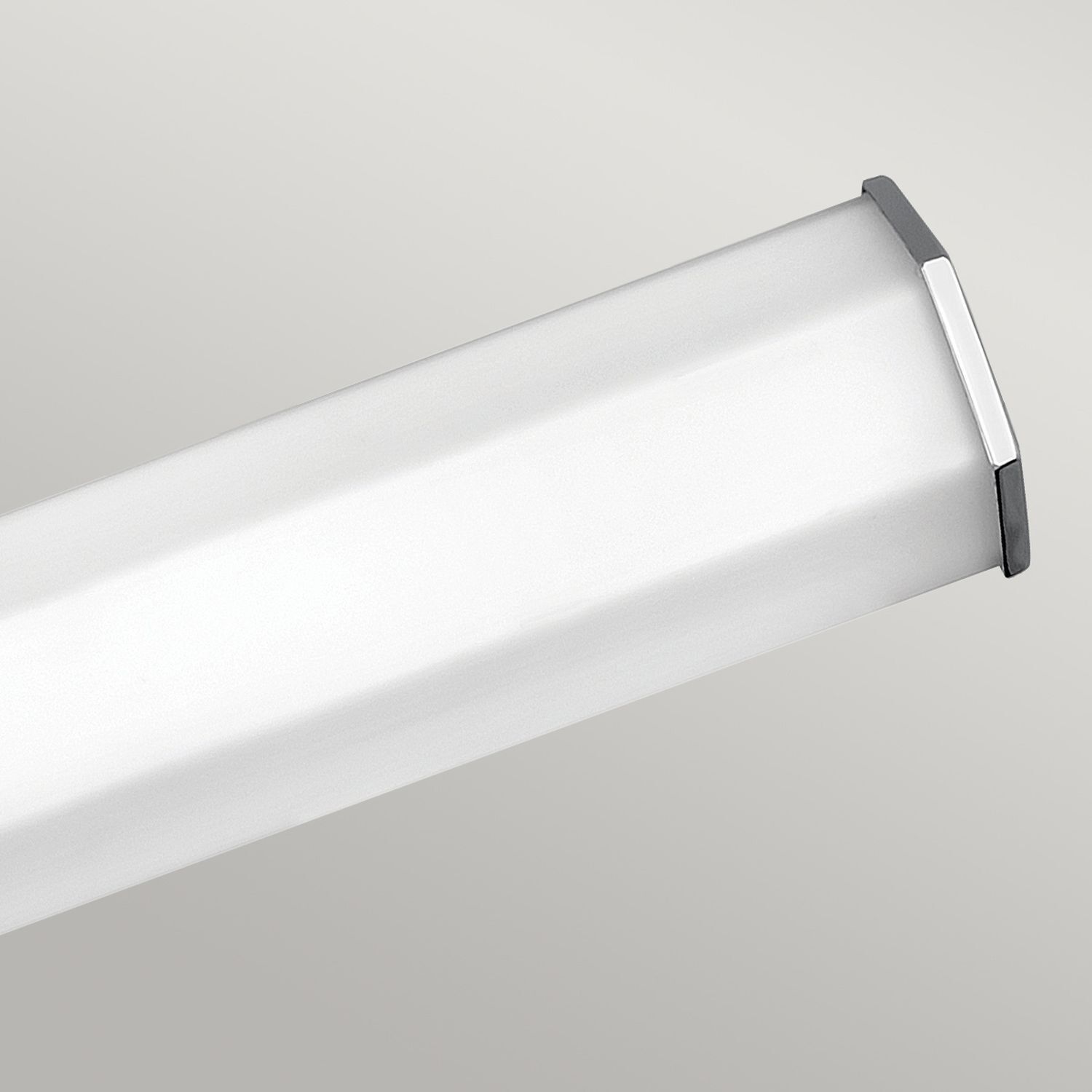 LED Badezimmerleuchte Wand Chrom Weiß IP44 65,9 cm