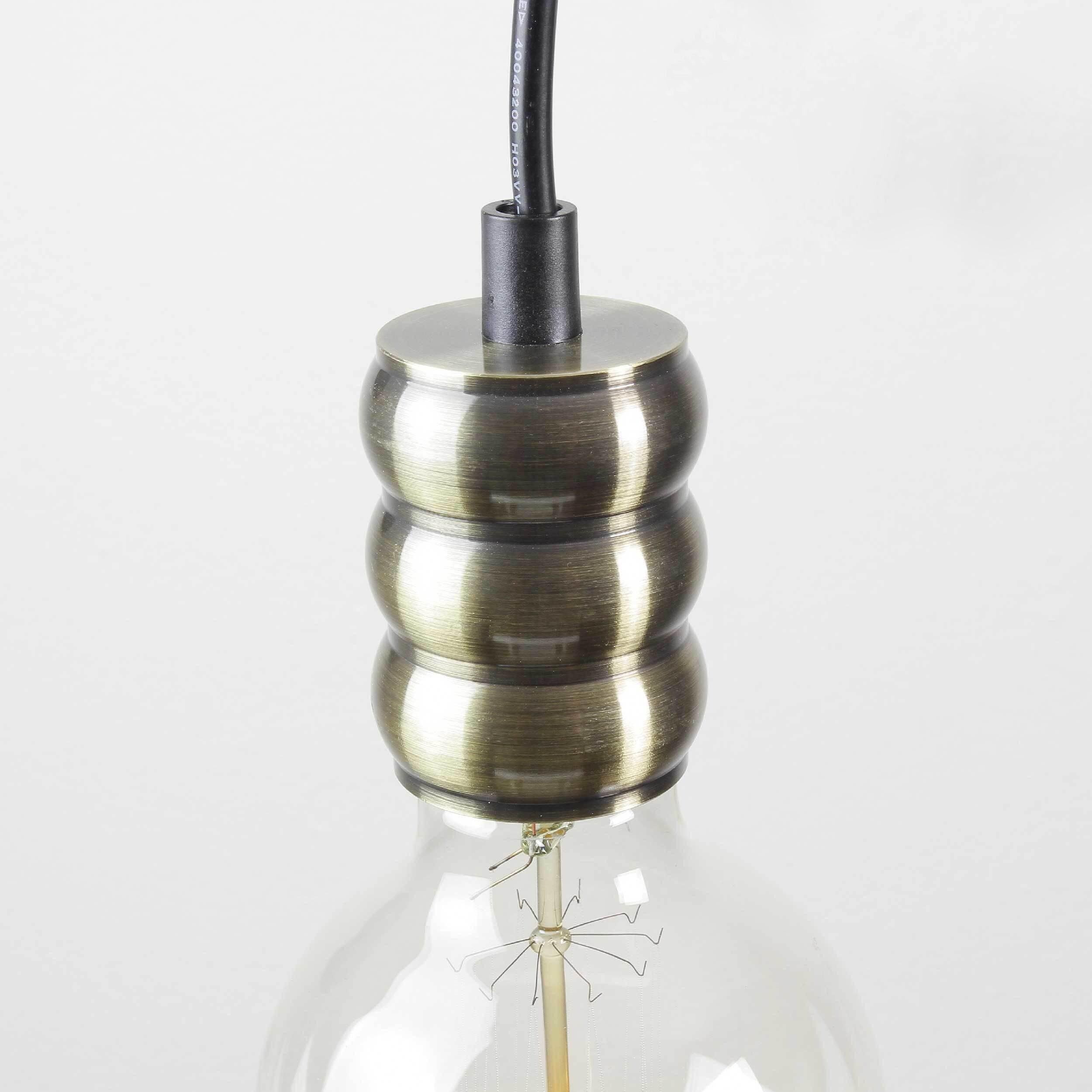 Hängelampe verstellbar Vintage E27 in Bronze Licht, Lampe
