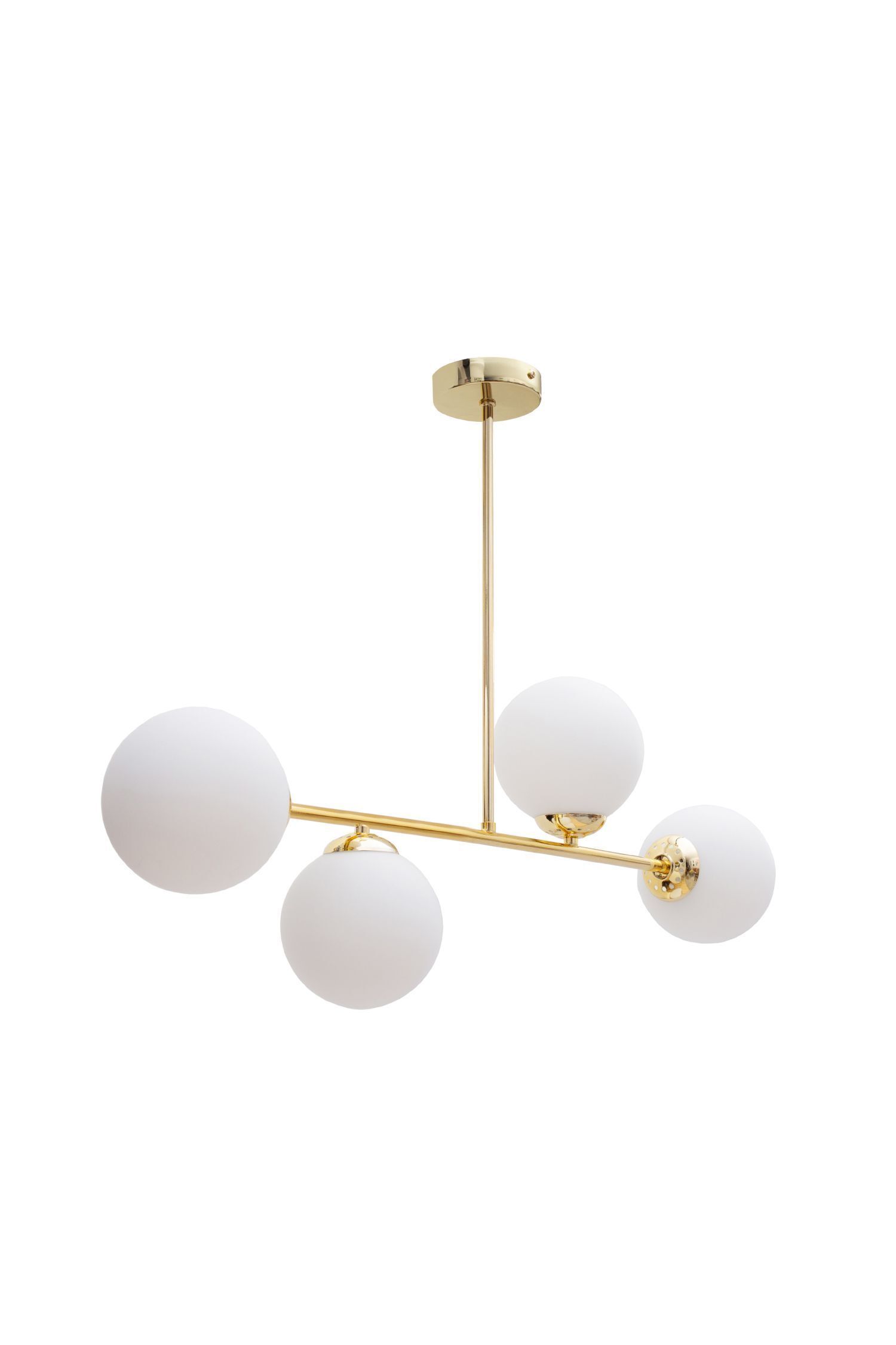 kugelampe, pendelleuchte, goldfarben, glasglobus, dekorativ