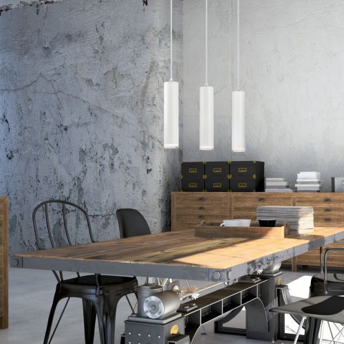 Hängelampe Weiß Aluminium Modern Esstisch Leuchte