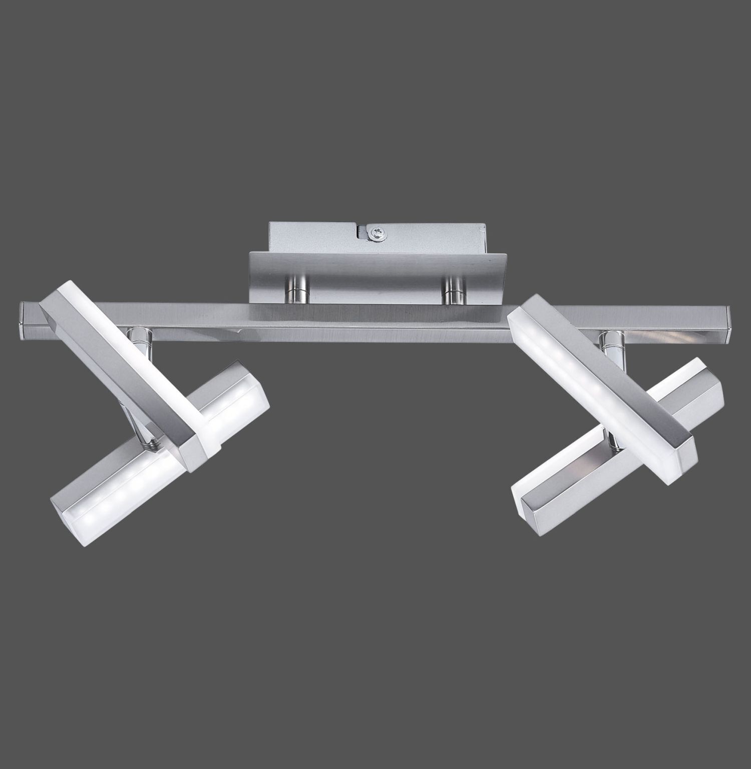 LED Deckenspot in Stahl Metall beweglich 225 lm 39 cm Sinken, Waschbeckenhahn, Zimmer, Duscharmatur, Aluminium