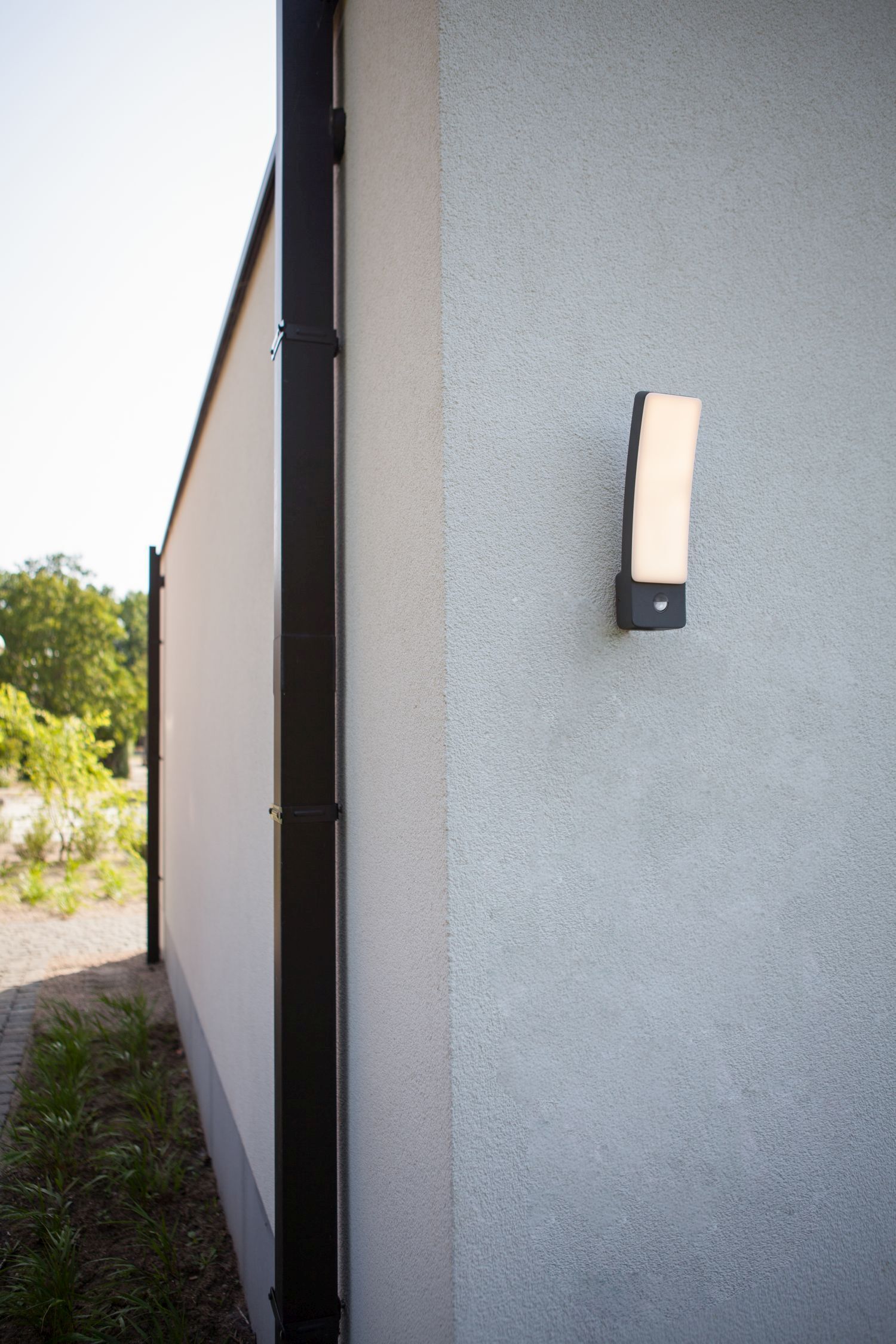LED Wandleuchte Bewegungsmelder Aluminium 4000 K IP54
