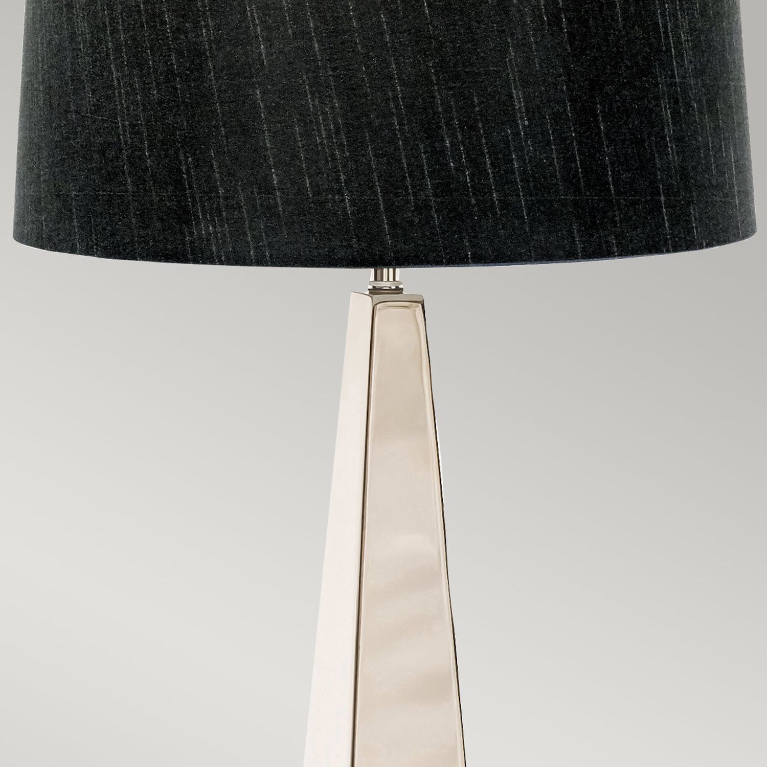 Tischleuchte groß 79 cm hoch E27 Modern Metall Stoff