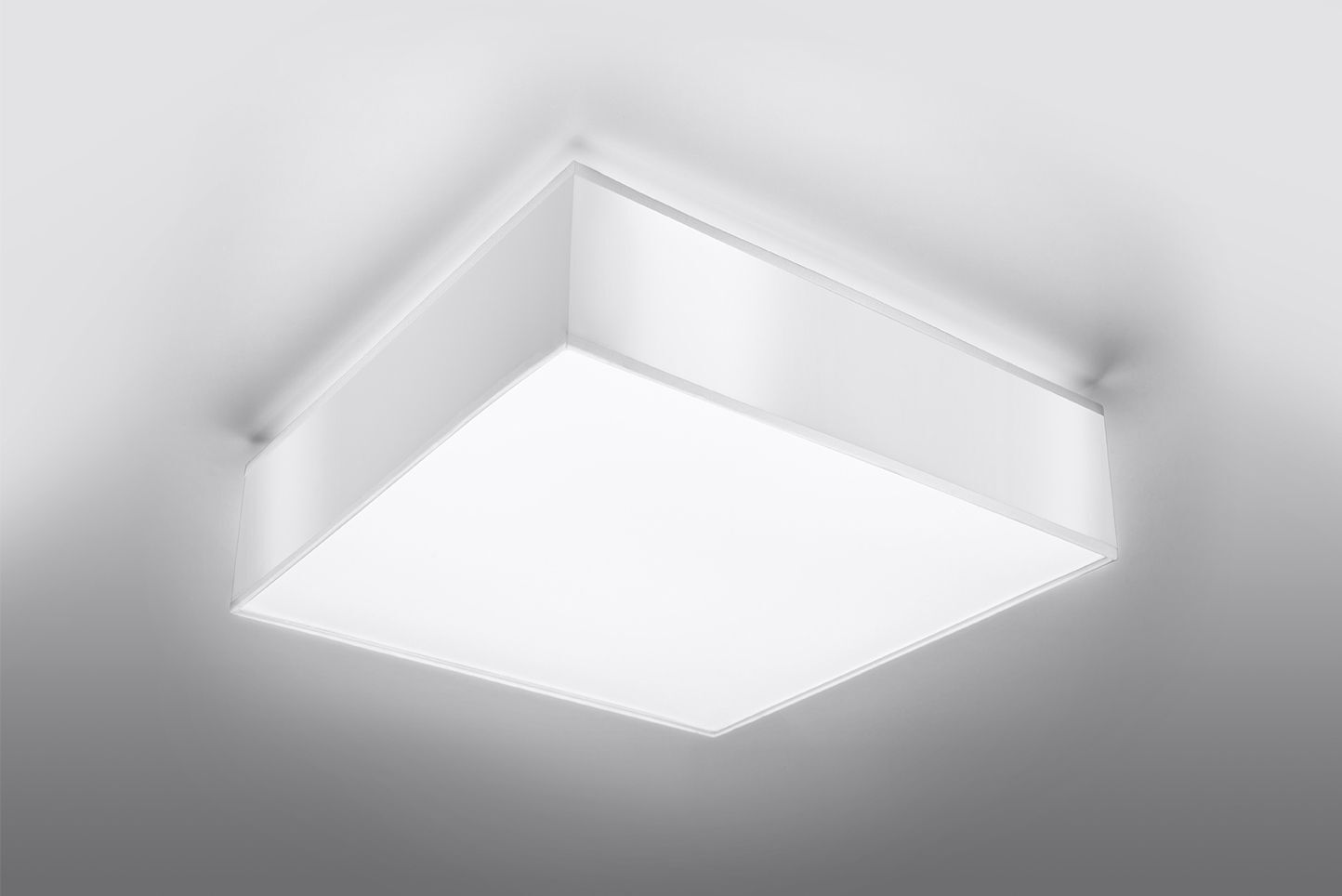 Deckenleuchte Modern 55 cm breit Weiß quadratisch