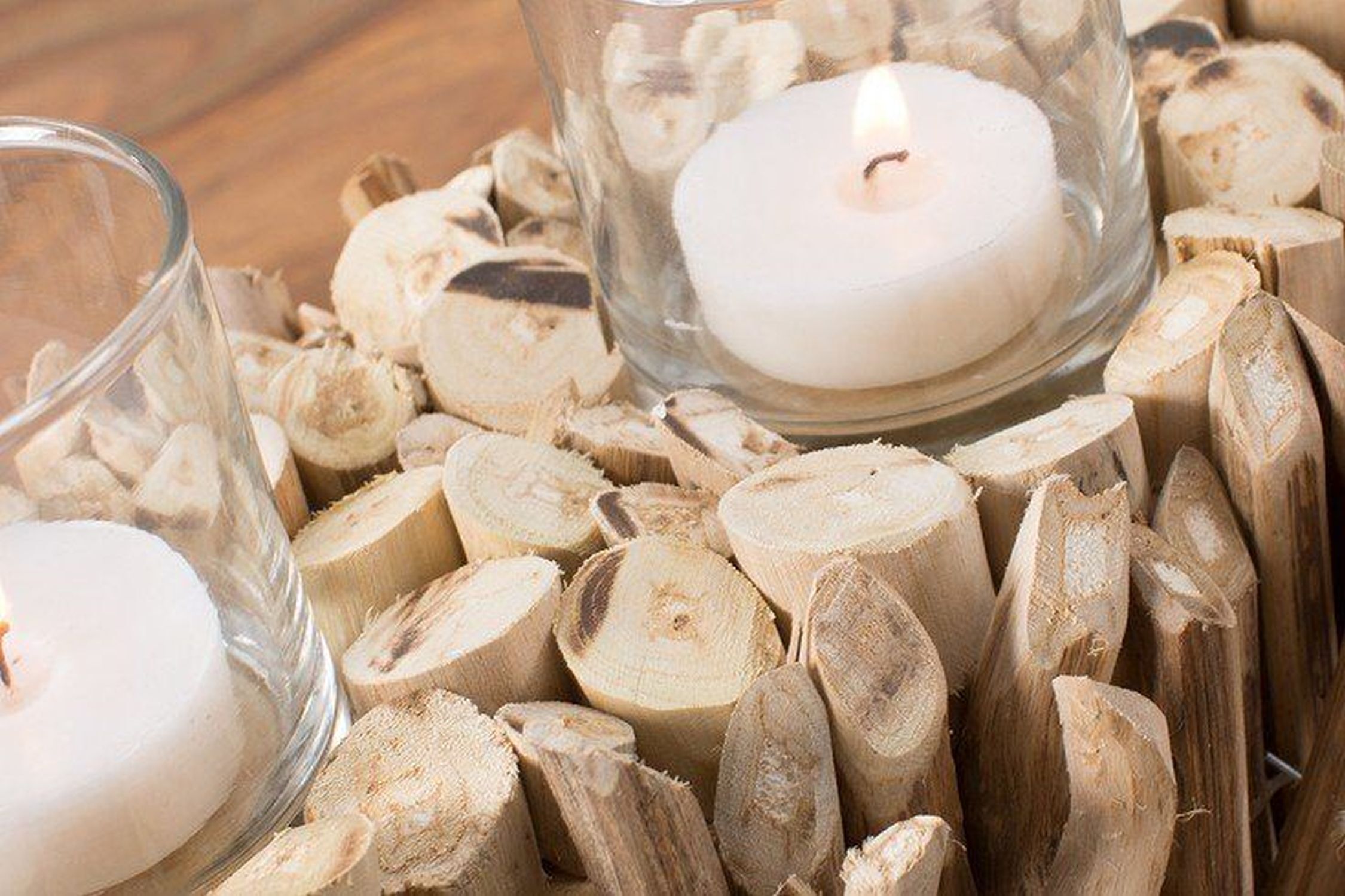 Holz, Kerze