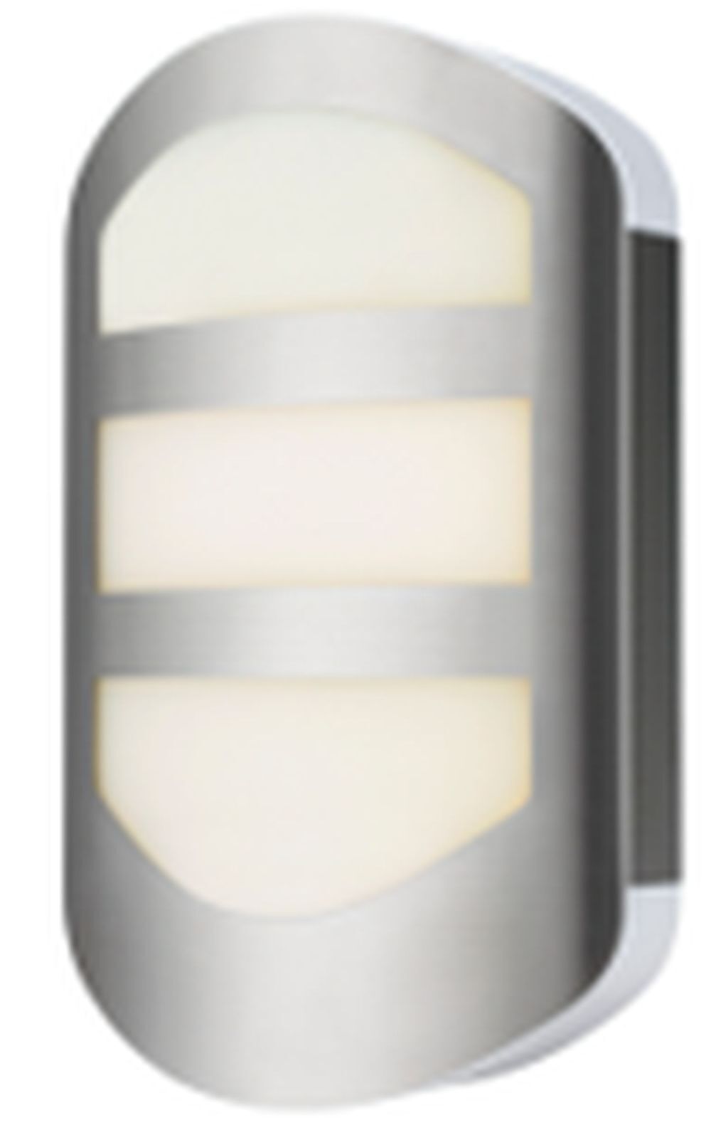 LED Außenleuchte Wand Edelstahl IP44 H: 28 cm 600 lm Leuchte