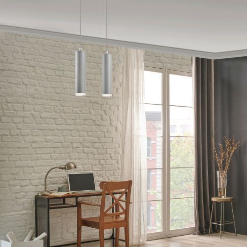 Hängeleuchte Esstisch Silber Aluminium Modern