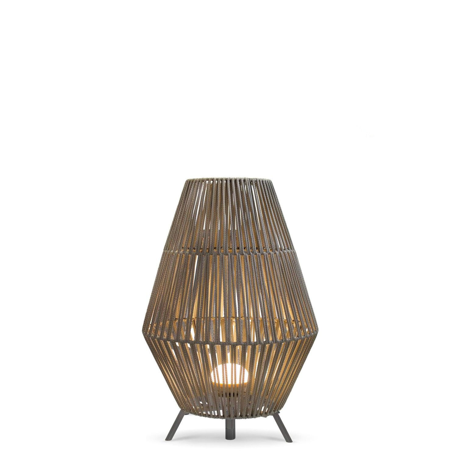 LED Tischlampe außen Akku IP54 dimmbar Fernbedienung 72 cm