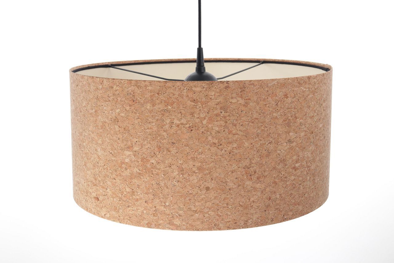 Hängeleuchte Esszimmer Natur Schwarz Kork Ø 40 cm E27 Modern