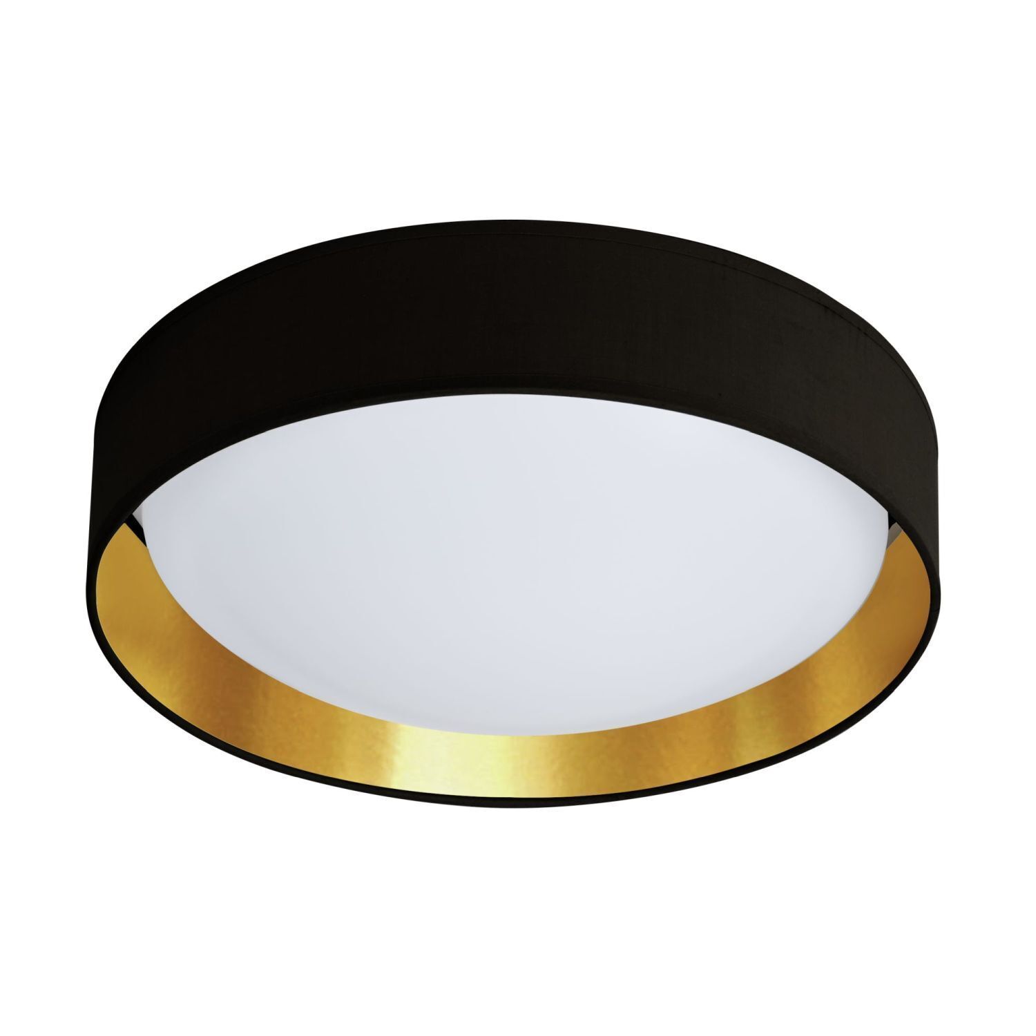 Stilvolle LED Deckenlampe Ø37 cm 3000 K in Schwarz Gold