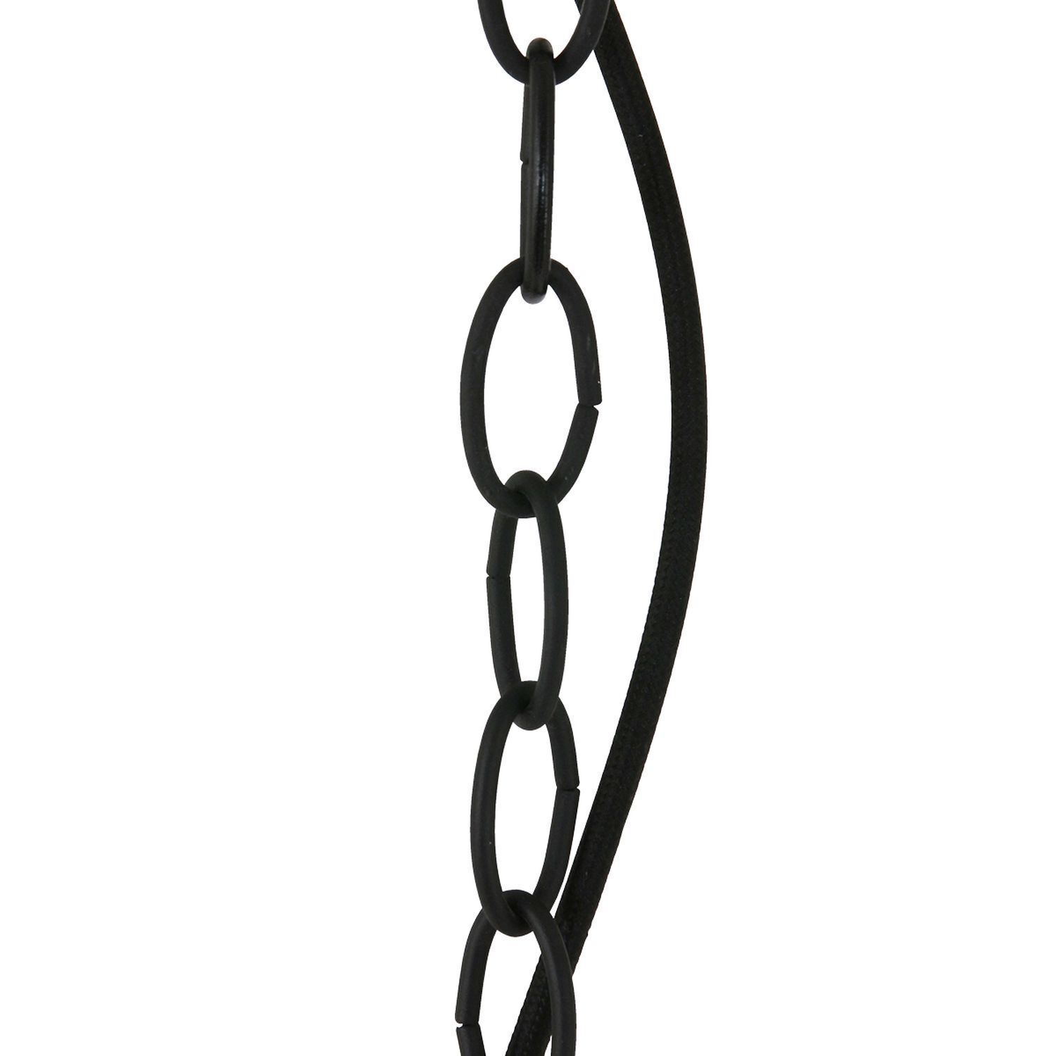 Lange Hängelampe Metall in Schwarz Gold 140 cm E27