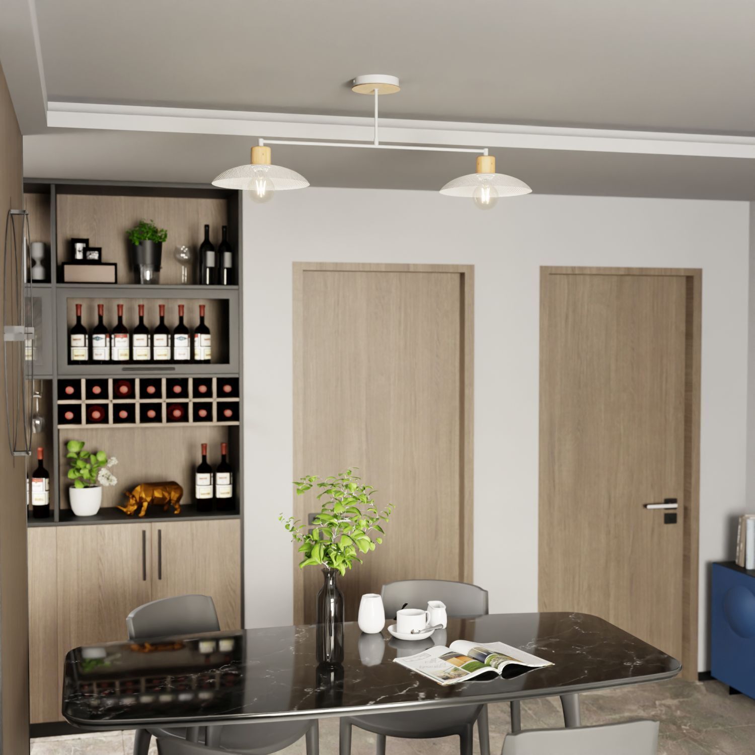 Drinnen, Innenarchitektur, Esszimmer, Esstisch, Tisch