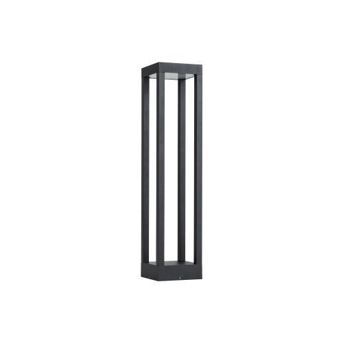 LED Wegeleuchte Schwarz 50 cm klein IP54 Aluminium